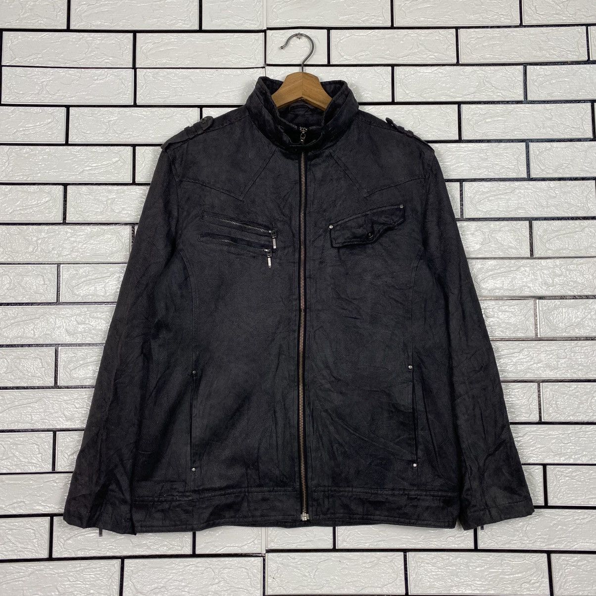 Japanese Brand 📌Vintage Chore Biker Jacket Urban Collection Issey Miyake Size US L / EU 52-54 / 3 - 2 Thumbnail