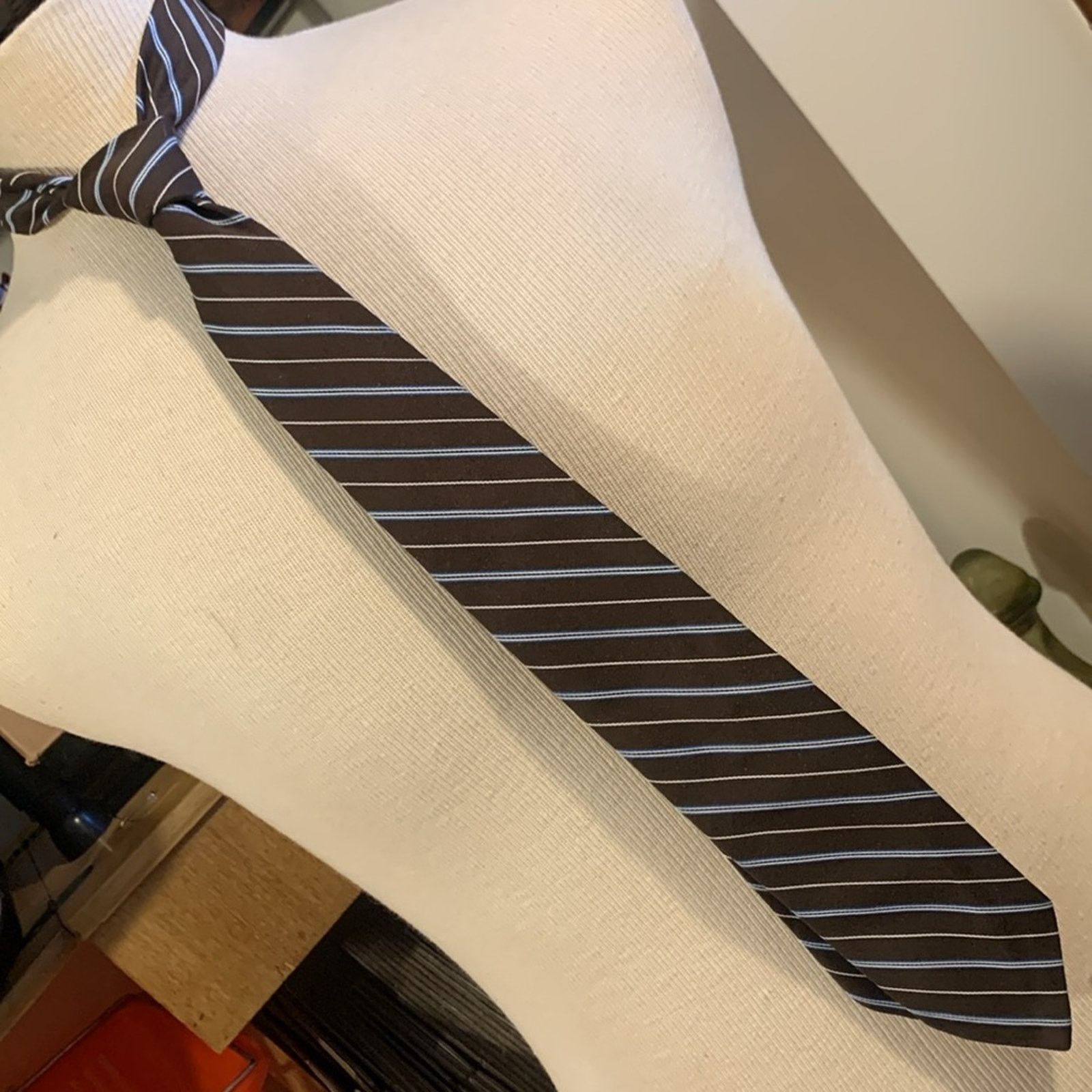 Playboy 70’s Playboy vintage diagonally striped necktie Hefner Size ONE SIZE - 5 Thumbnail