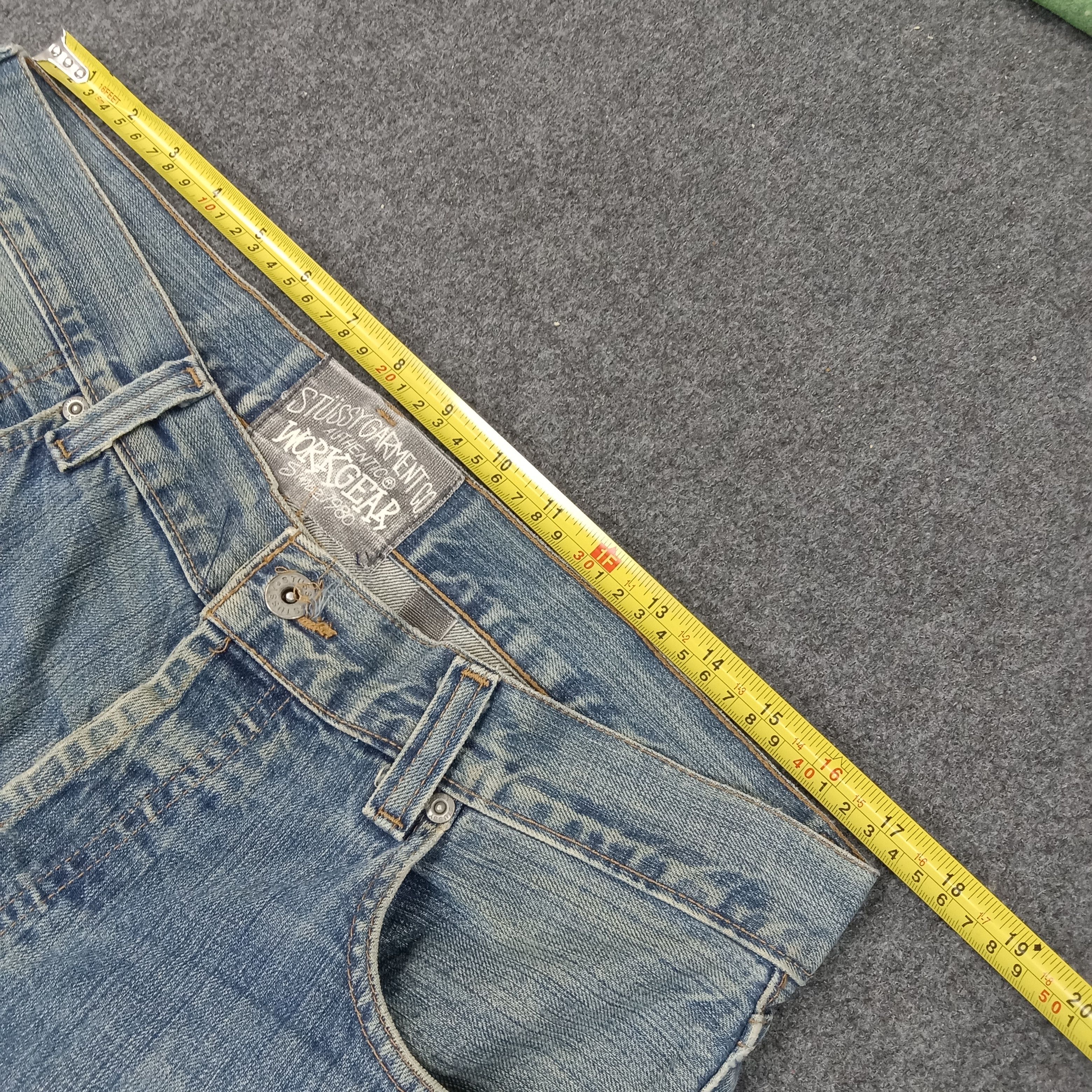 Stussy Stussy American Streetwear Style Denim Jeans C228N11 Size US 35 - 10 Thumbnail