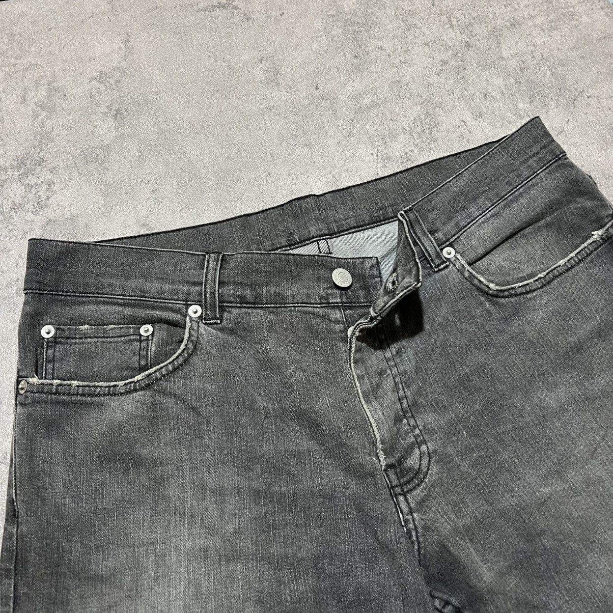 Helmut Lang 00s Helmut Lang Faded Black Low Waist Denim Jeans Size US 34 / EU 50 - 3 Thumbnail