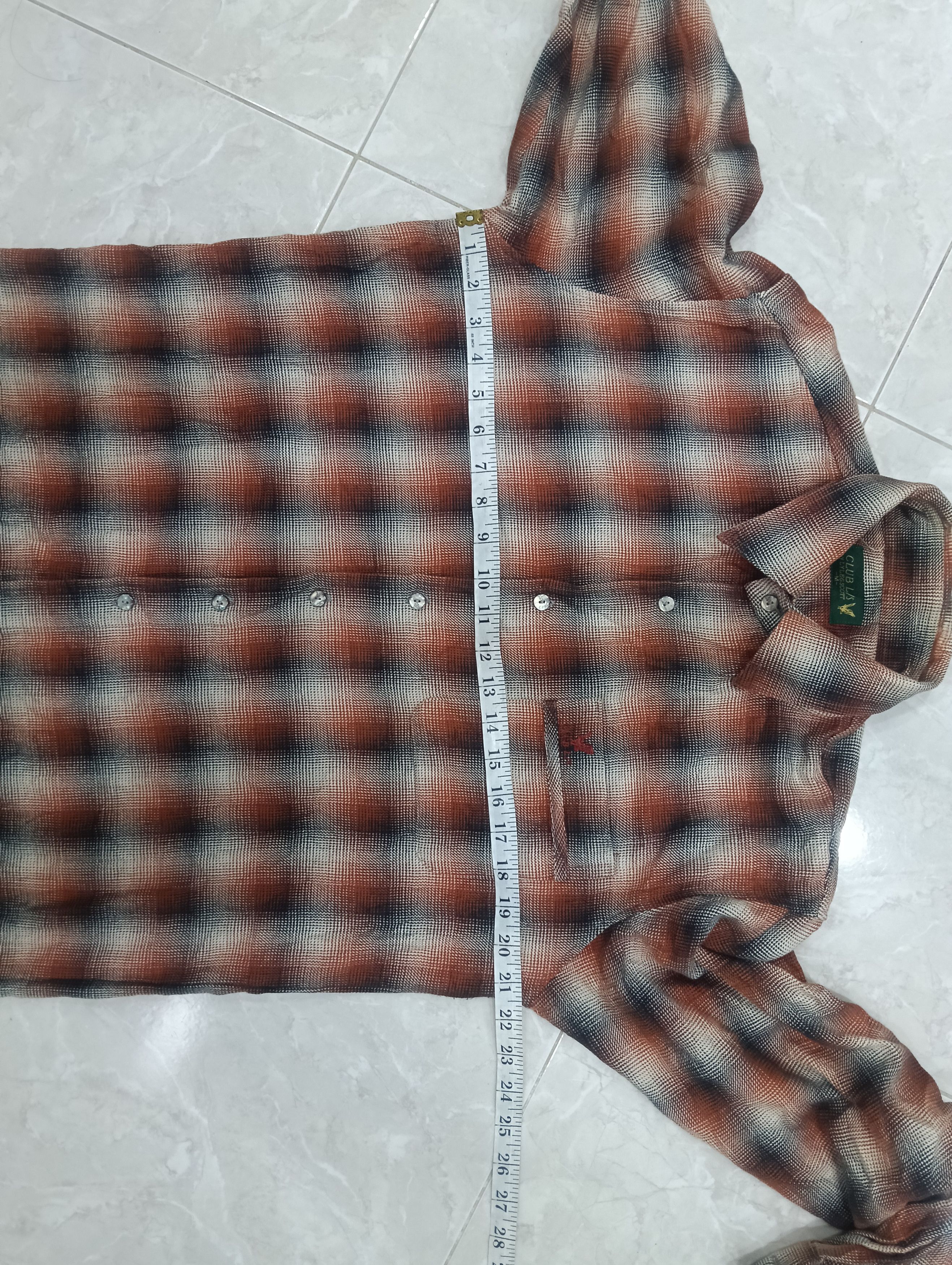 Lyle & Scott Vintage Shadow Plaid Button Up Shirt Like Arrow Chevella Size US L / EU 52-54 / 3 - 11 Thumbnail