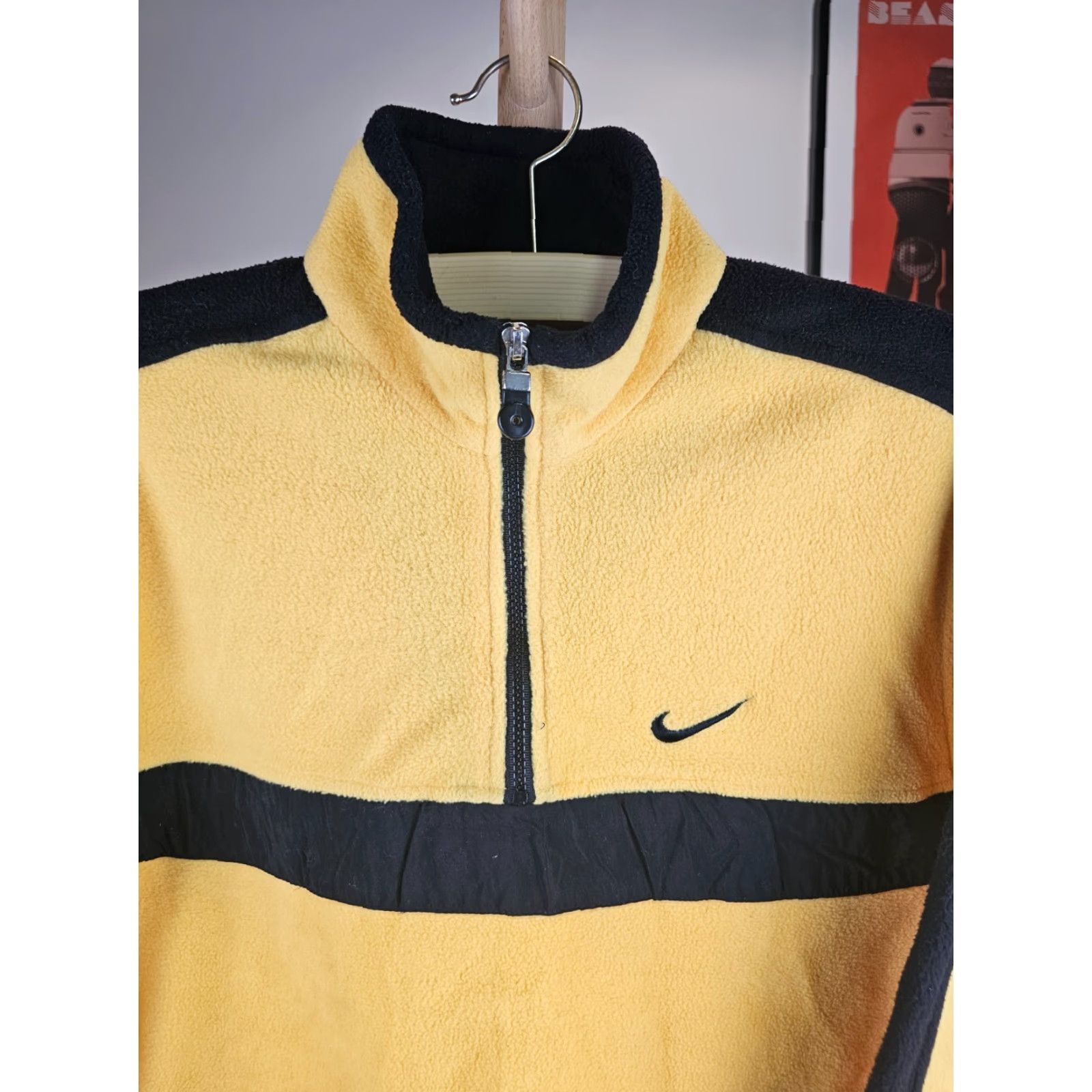 Nike VINTAGE Nike Yellow Half Zip Up Pullover Fleece SZ Small Made in USA Sweatshirt Men S Shirt Size US S / EU 44-46 / 1 - 2 Thumbnail