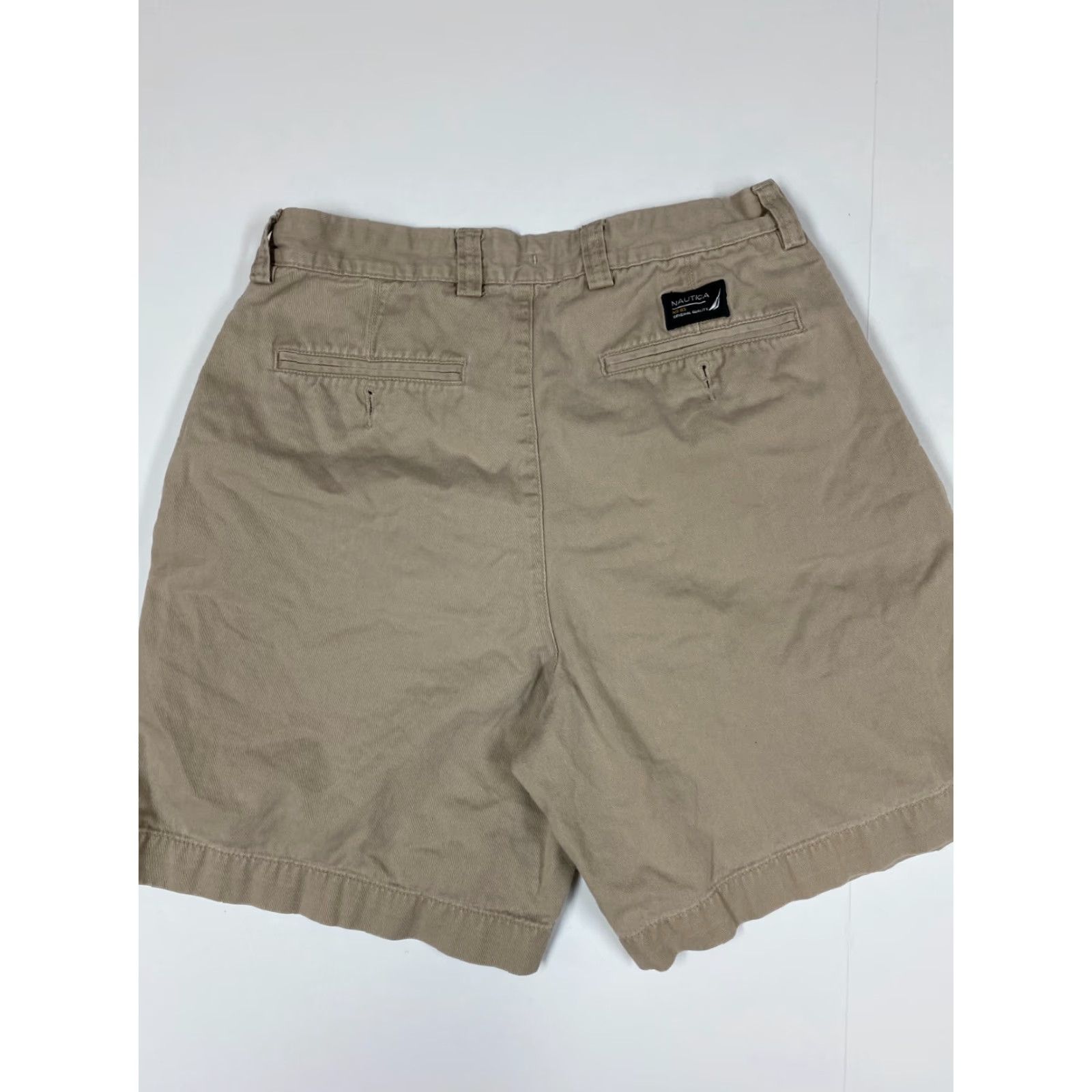 Nautica Nautica Shorts Womens 30W Plus Beige Khaki Chino Classic Casual Summer Womens Size 24" / US 00 / IT 34 - 6 Thumbnail