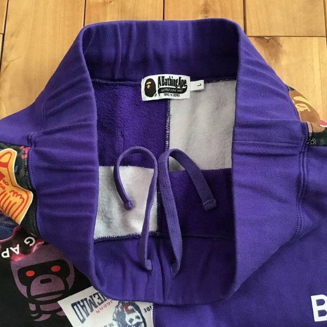 Bape BAPE STA MIX LOGO sweat pants a bathing ape ★size L Size US 34 / EU 50 - 6 Thumbnail