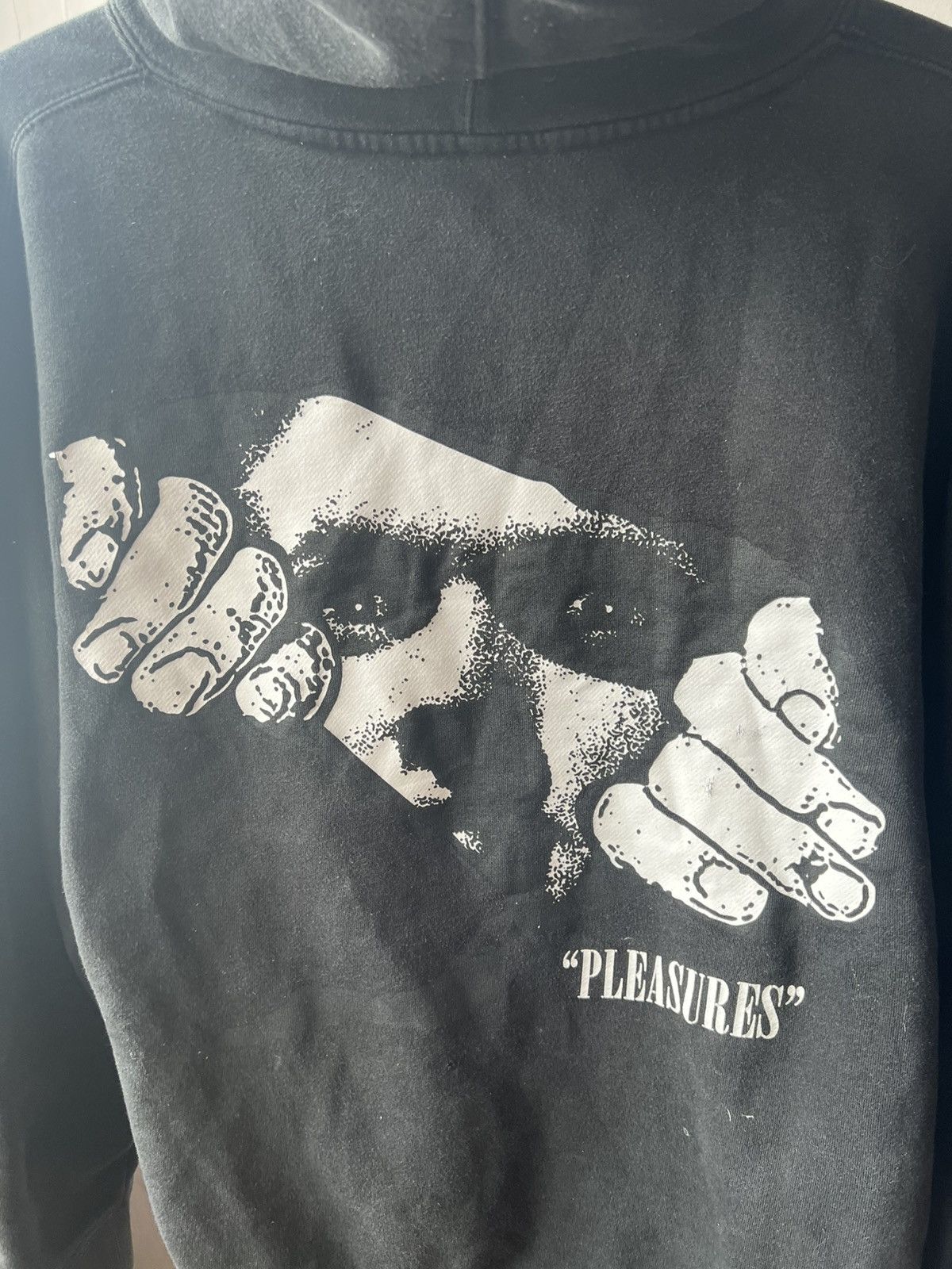 Pleasures Pleasures by Independent “Watching You” Trashed Faded Hoodie Size US M / EU 48-50 / 2 - 12 Thumbnail