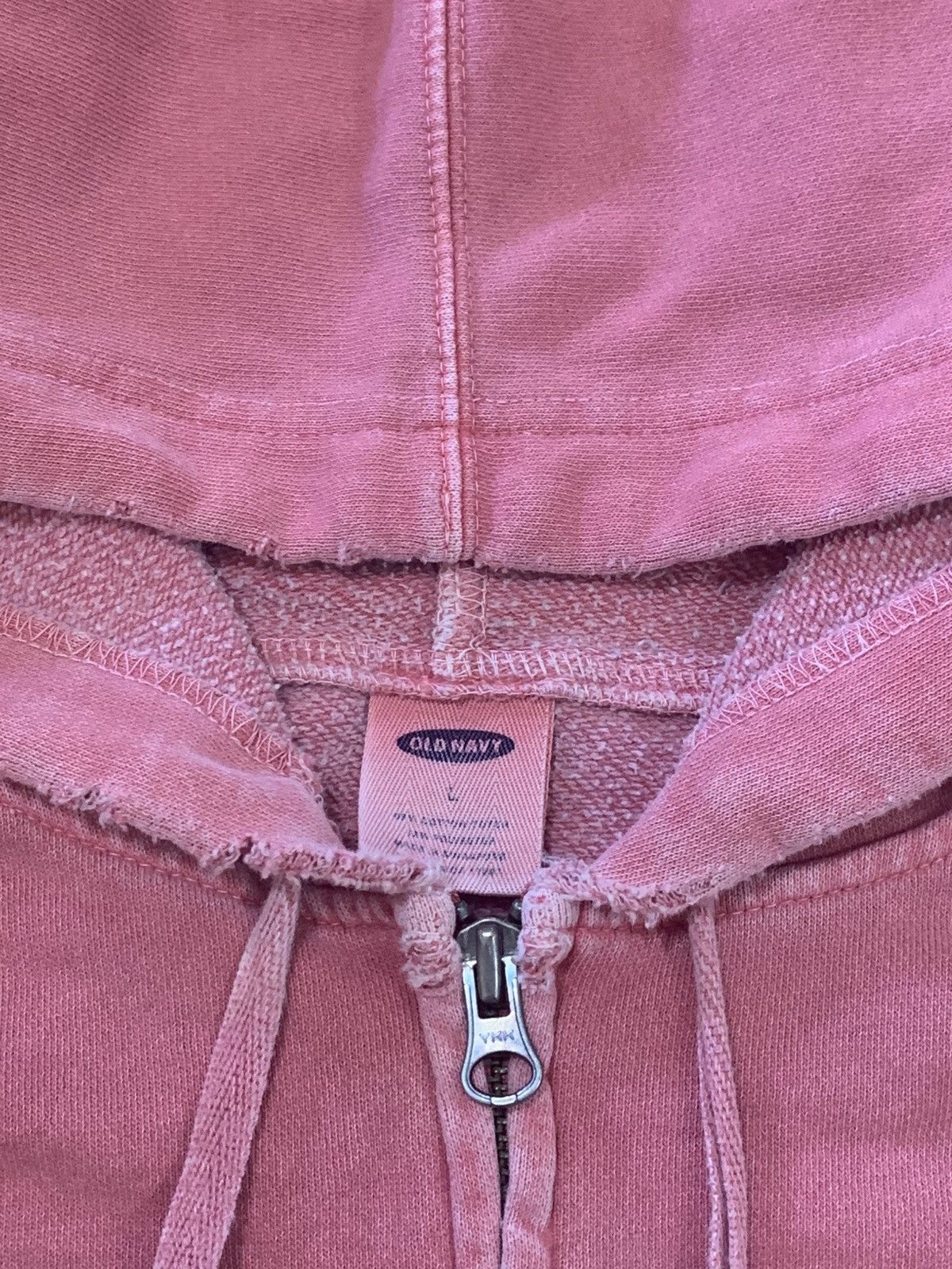 Old Navy Sz L- Vtg Old Navy Garment Dyed Hoodie Faded Distressed Y2K Size L / US 10 / IT 46 - 19 Thumbnail