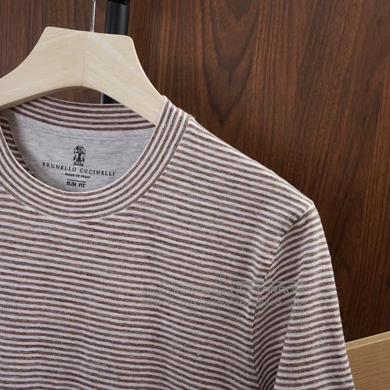 Brunello Cucinelli Brunello Cucinelli Men's Spring/Summer Short Sleeve Size US S / EU 44-46 / 1 - 4 Thumbnail