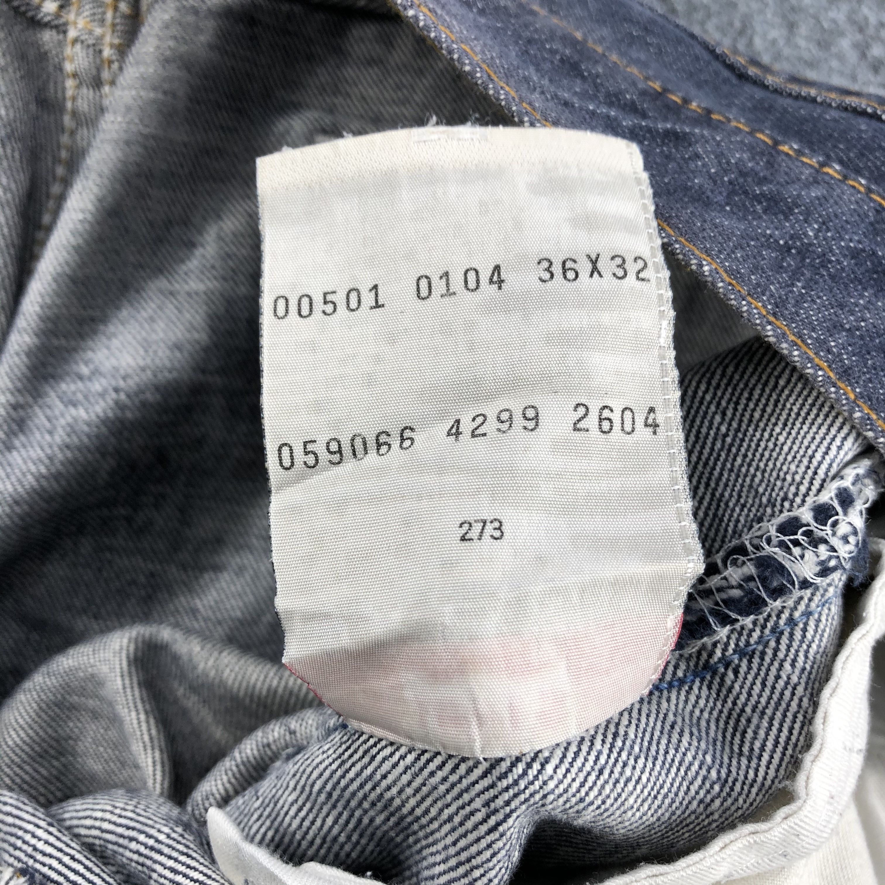 Levi's × Vintage Vintage 90s Levis 501 Jeans-JM867 Size US 35 - 11 Thumbnail