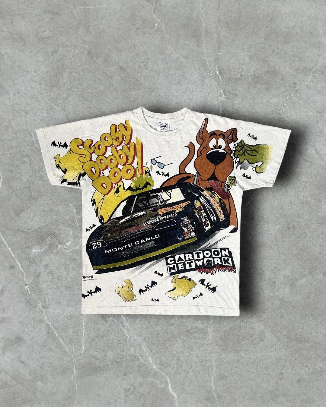 Cartoon Network Nascar 1996 Scooby Doo Cartoon Networth Wacky Racing Tee Size US L / EU 52-54 / 3 - 1 Thumbnail