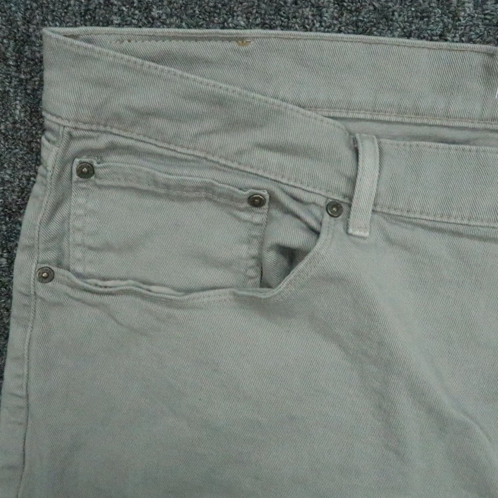 Mott & Bow Mott & Bow Jeans Mens 42x32 Gray Mercer 5 Pocket Straight Stretch Denim Size US 42 / EU 58 - 3 Thumbnail