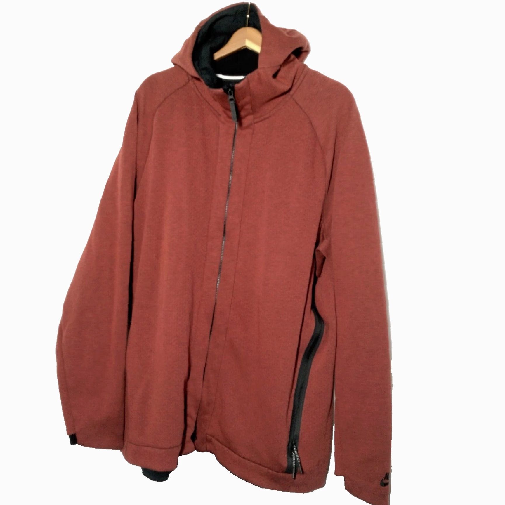 Nike Nike Tech Fleece Hoodie Men XXL Cayenne Full Zip Hoodie Athletic Performance Sweatshirt Size US XXL / EU 58 / 5 - 2 Thumbnail
