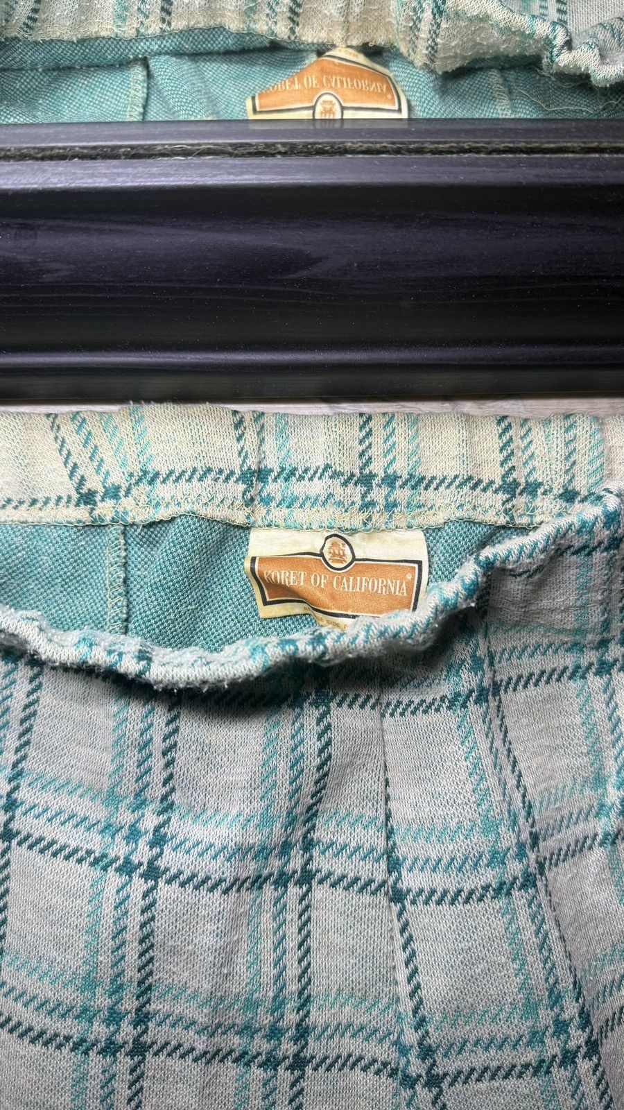 Other Vintage 1980s Women’s High Waisted Plaid Wide Legged Trouser Size 26" / US 2 / IT 38 - 2 Thumbnail
