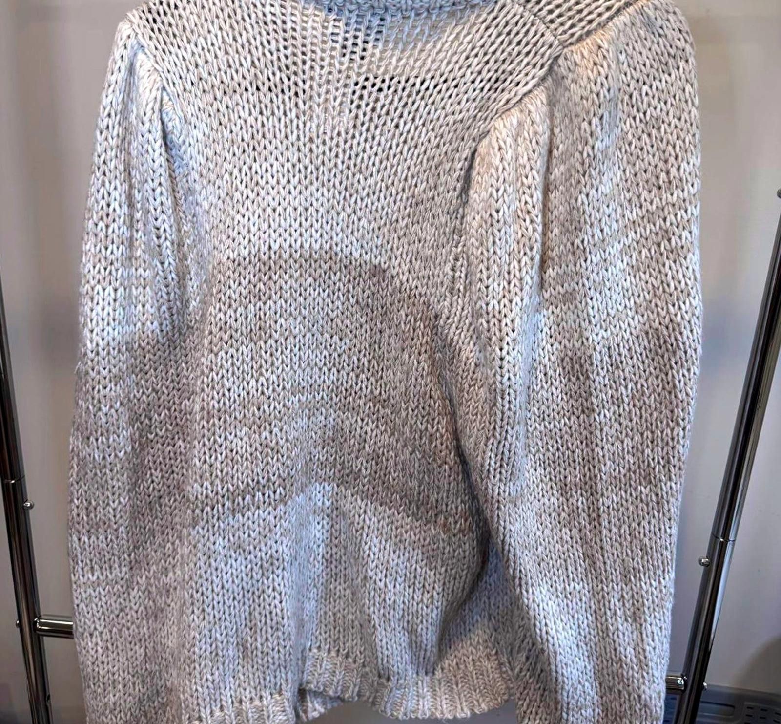 Lumieres Lumière Cozy Knit Sweater - Size L - Cream Size L / US 10 / IT 46 - 2 Thumbnail