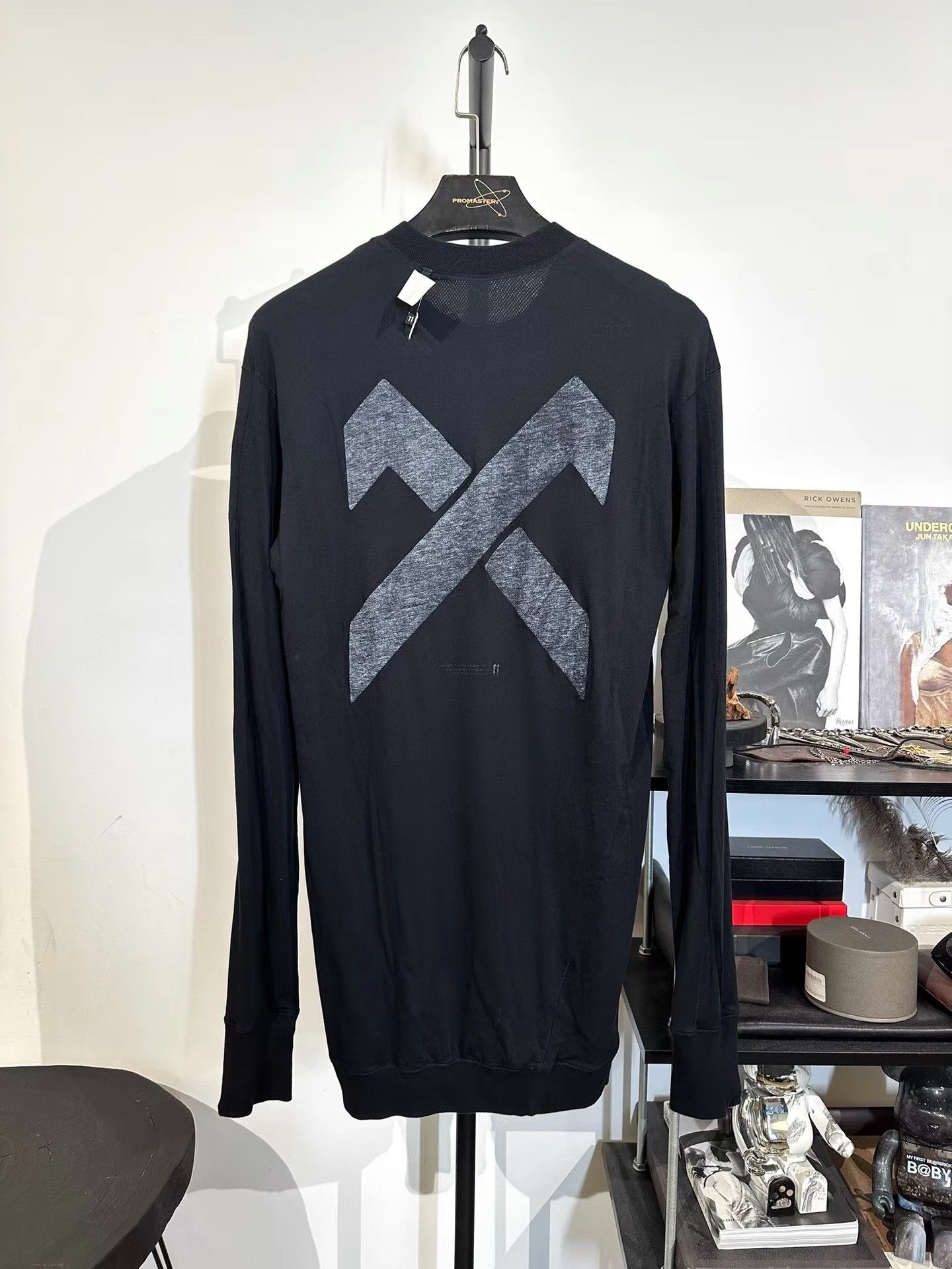 Boris Bidjan Saberi BBS Two-Way Mesh Print Long Sleeve K35 Size US XS / EU 42 / 0 - 1 Thumbnail