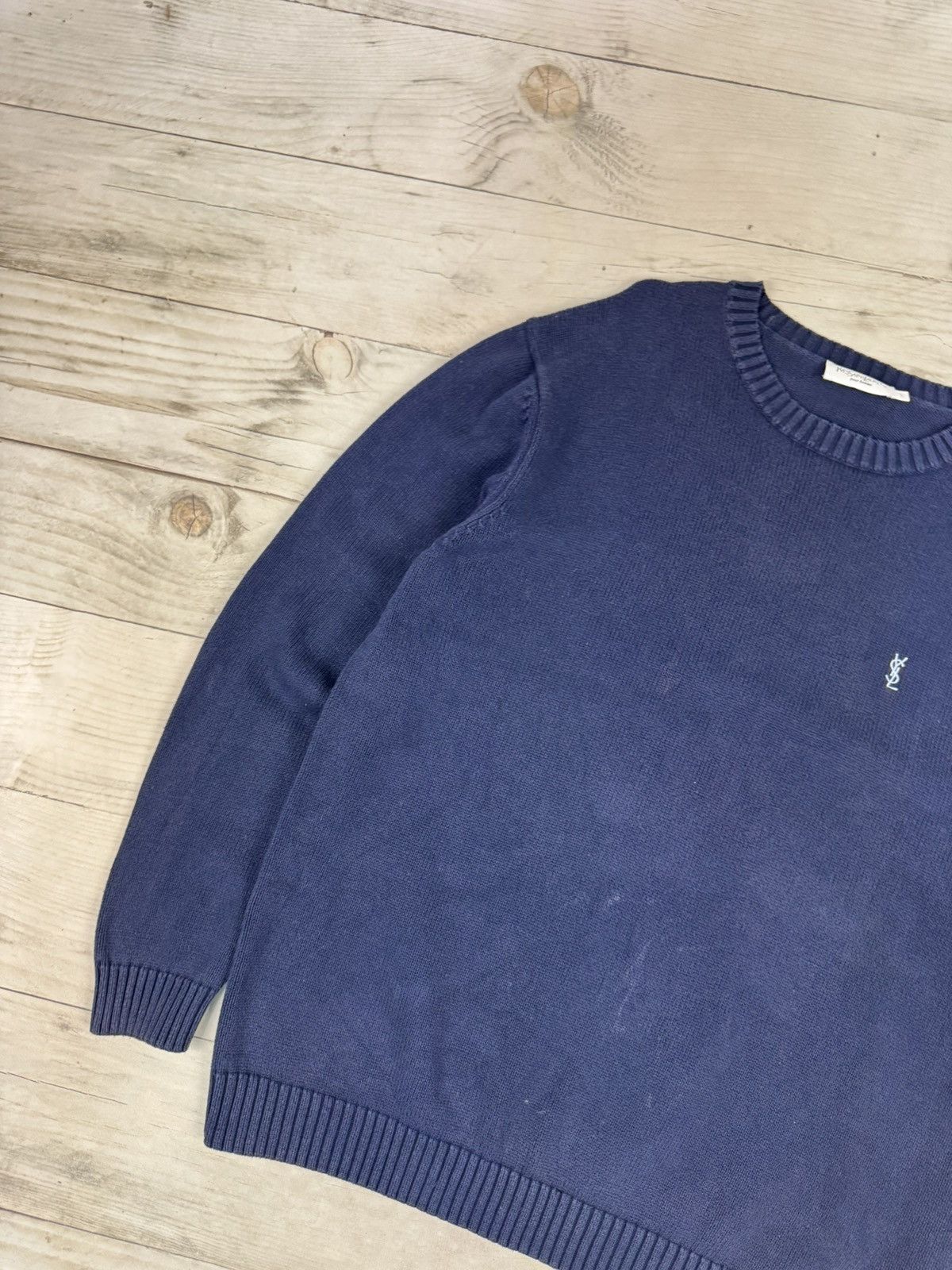 Yves Saint Laurent Vintage Yves Saint Laurent Knit Sweater YSL Logo Size US S / EU 44-46 / 1 - 5 Thumbnail