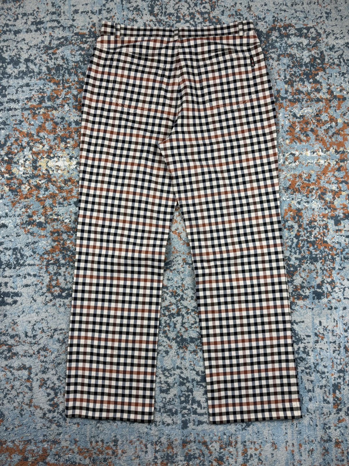 DAKS × Vintage Vintage y2k Daks London pattern checked pants straight fit Size US 32 / EU 48 - 2 Thumbnail