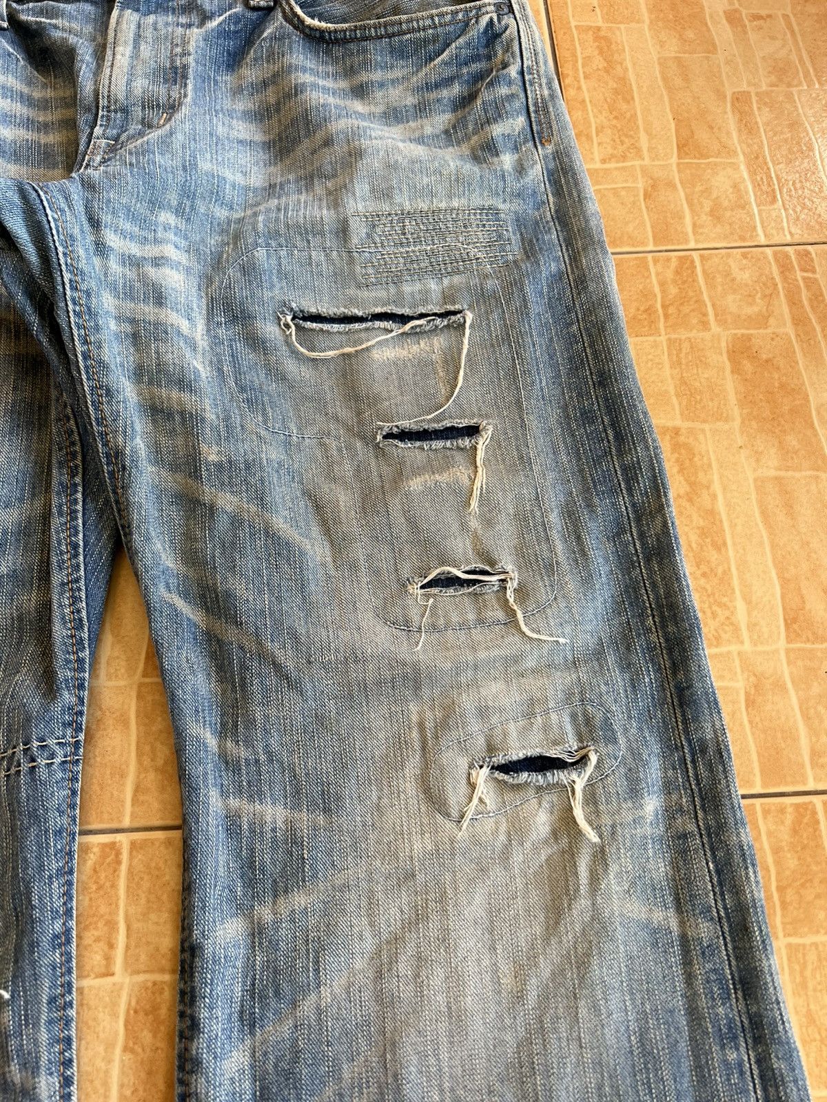 Edwin Vintage Edwin Distress Mud Wash Jean Size US 38 / EU 54 - 9 Thumbnail