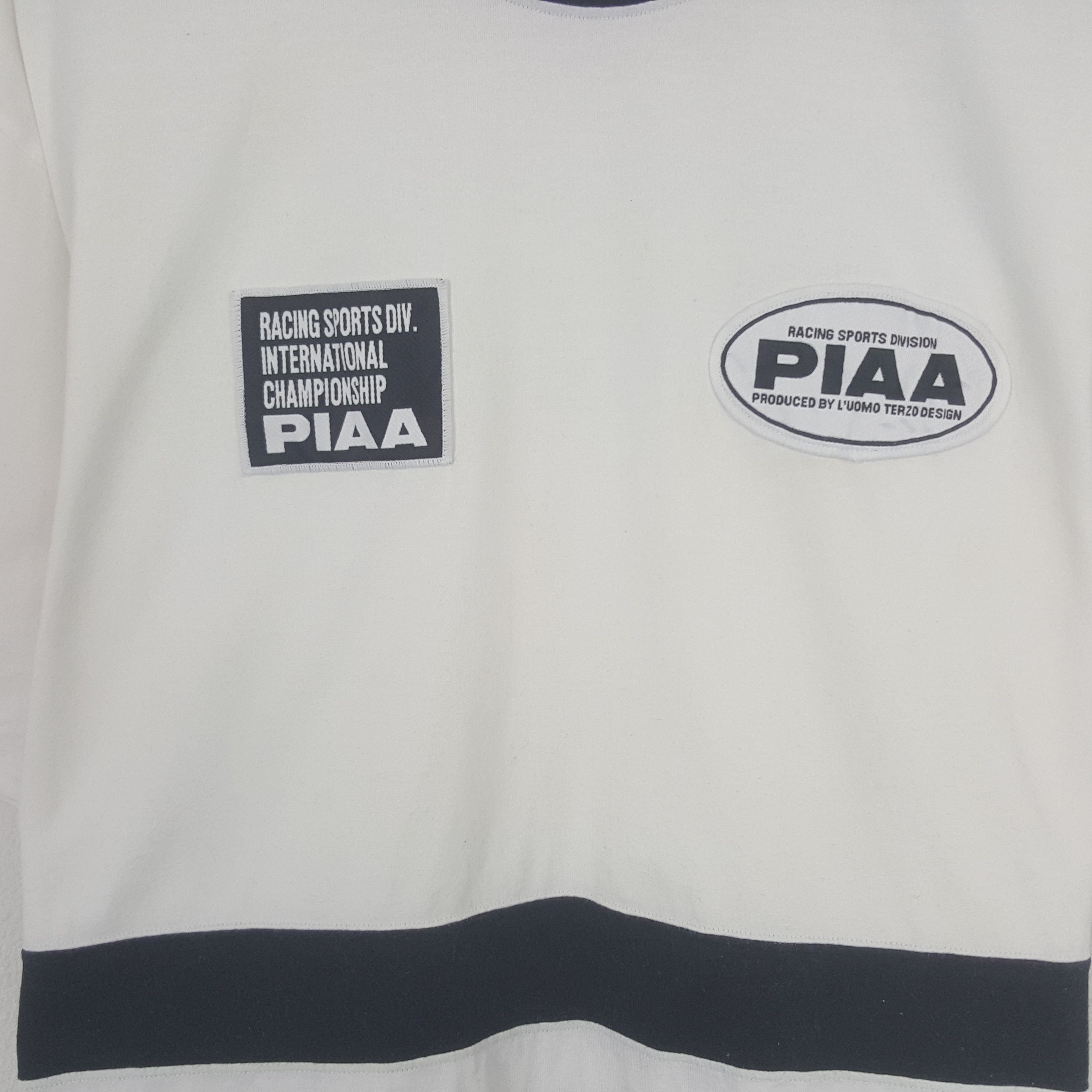 Japanese Brand Vintage PIAAA Motor Sports Racing T-shirt Size US L / EU 52-54 / 3 - 4 Thumbnail