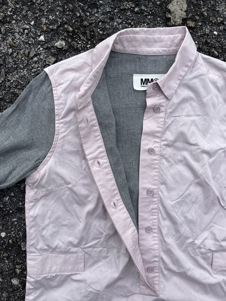Maison Margiela Maison Margiela MM6 Oversized Oxford Shirt in Pink Size M / US 6-8 / IT 42-44 - 5 Thumbnail