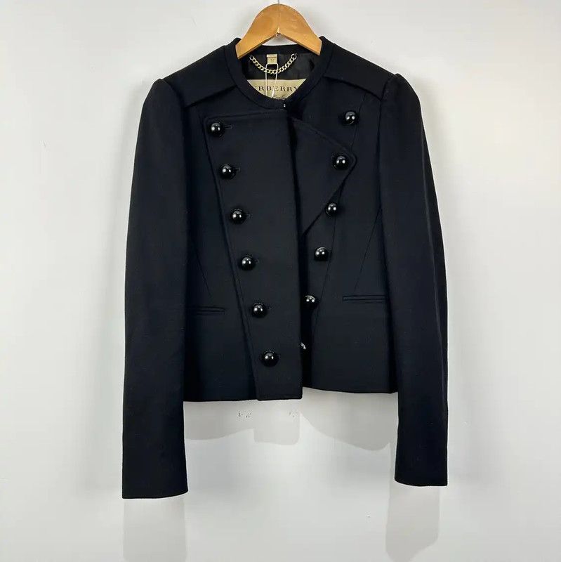 Burberry Burberry Black Wool Women's Jacket M Size Size M / US 6-8 / IT 42-44 - 1 Thumbnail