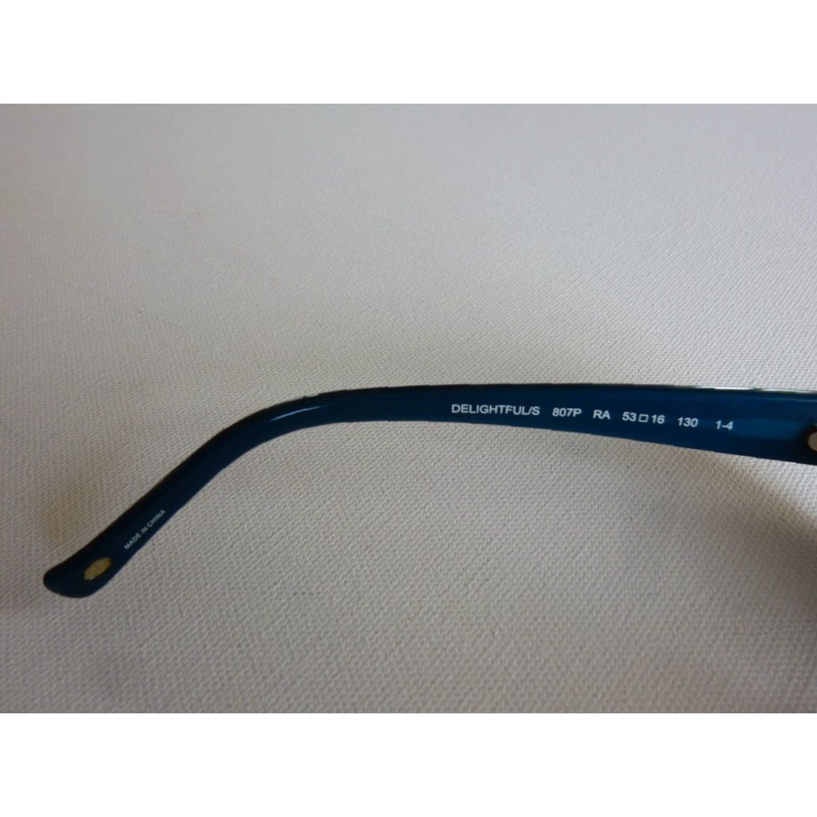 Nine West Vintage Nine West Sunglasses Frames Only 53x16mm Blue Animal Print Women Size ONE SIZE - 4 Thumbnail