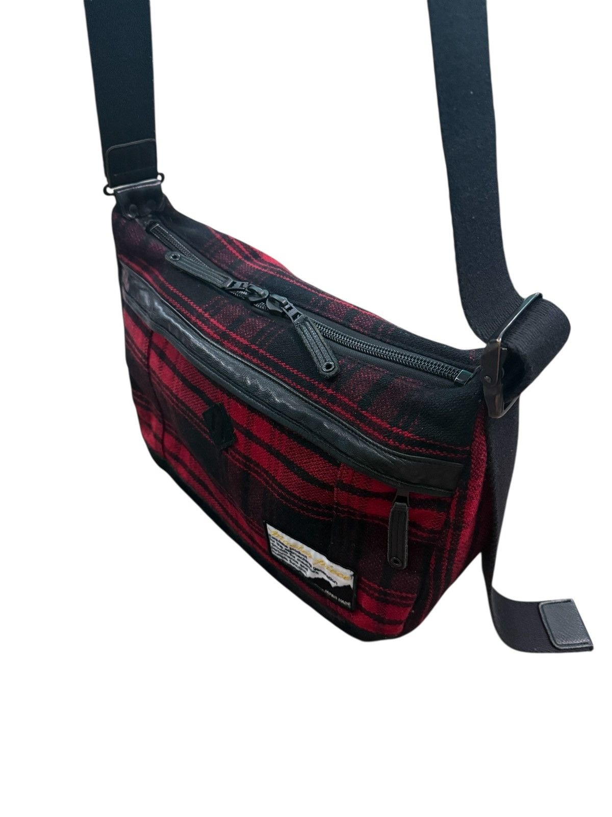 MasterPiece RARE MASTERPIECE PLAID WOOL MASSENGER BAG Size ONE SIZE - 9 Thumbnail