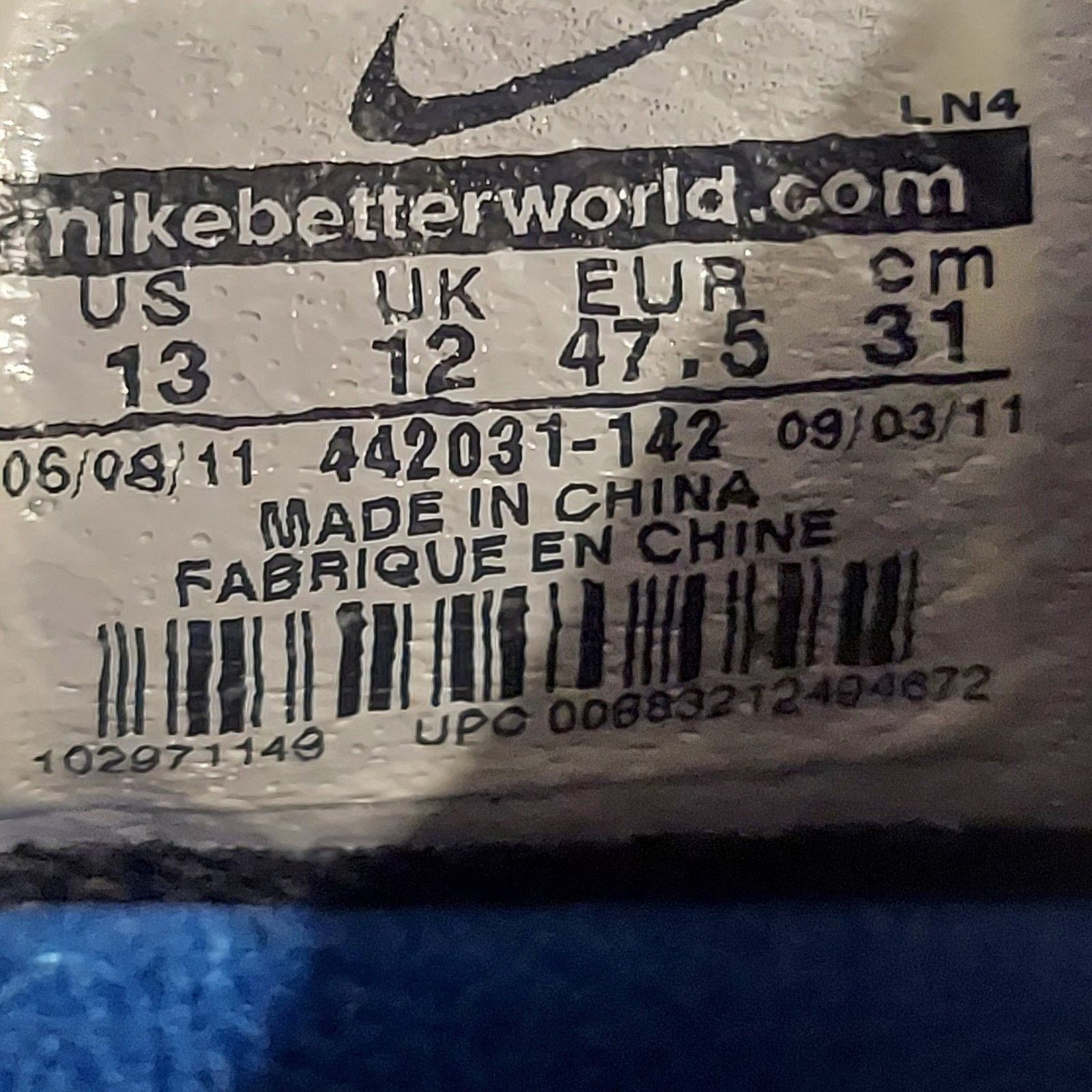Nike Nike Free TR Men's US 13 Royal Blue Logo Running Shoes EUC Size US 13 / EU 46 - 9 Thumbnail