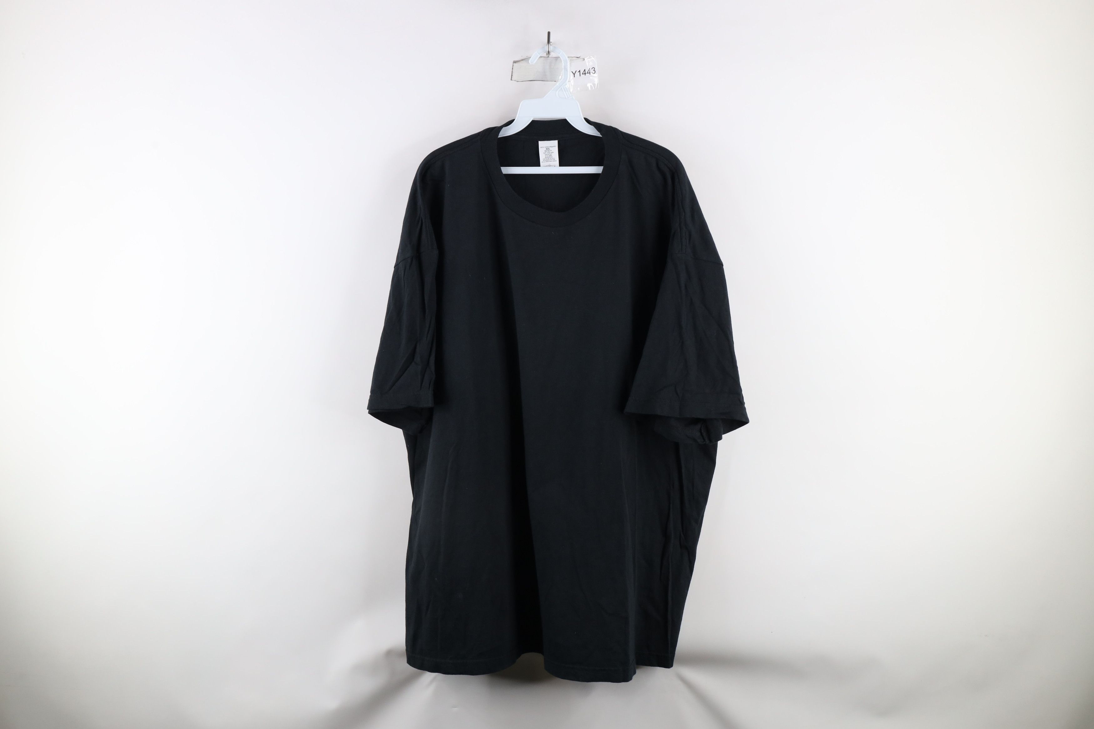 Vintage Vintage 90s Streetwear Short Sleeve T-Shirt Black Cotton Size US XXL / EU 58 / 5 - 1 Thumbnail