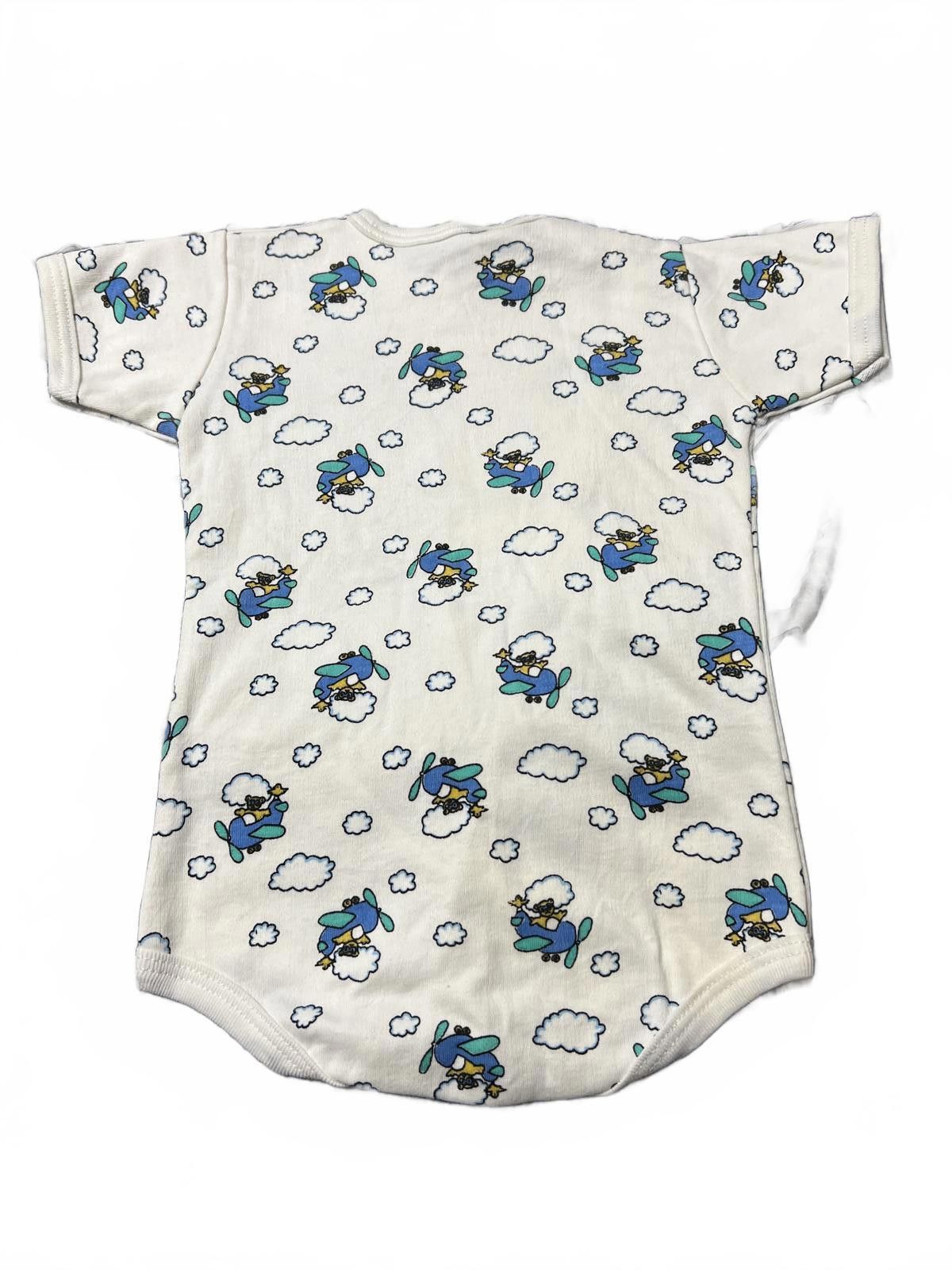Other Star Baby 100% Cotton Infant Bodysuit with Airplane and Bear Size US XXS / EU 40 - 4 Thumbnail