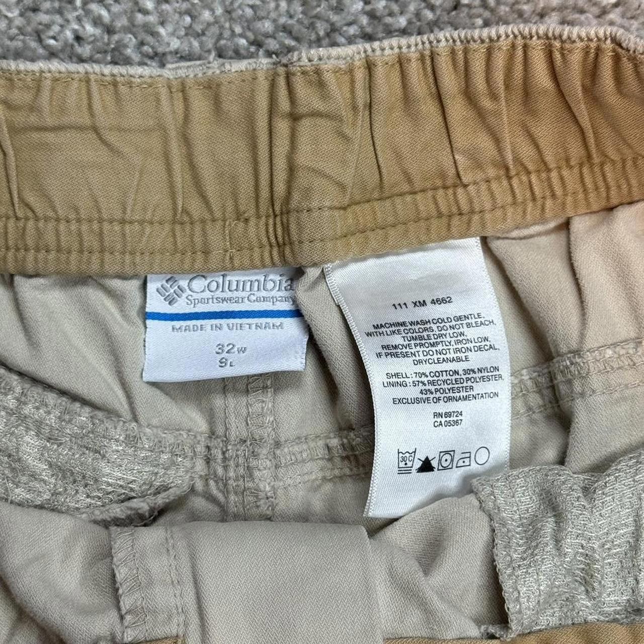 Columbia × Vintage Columbia 9” Inseam Baggies Lined Nylon Cargo Shorts Size US 32 / EU 48 - 4 Thumbnail