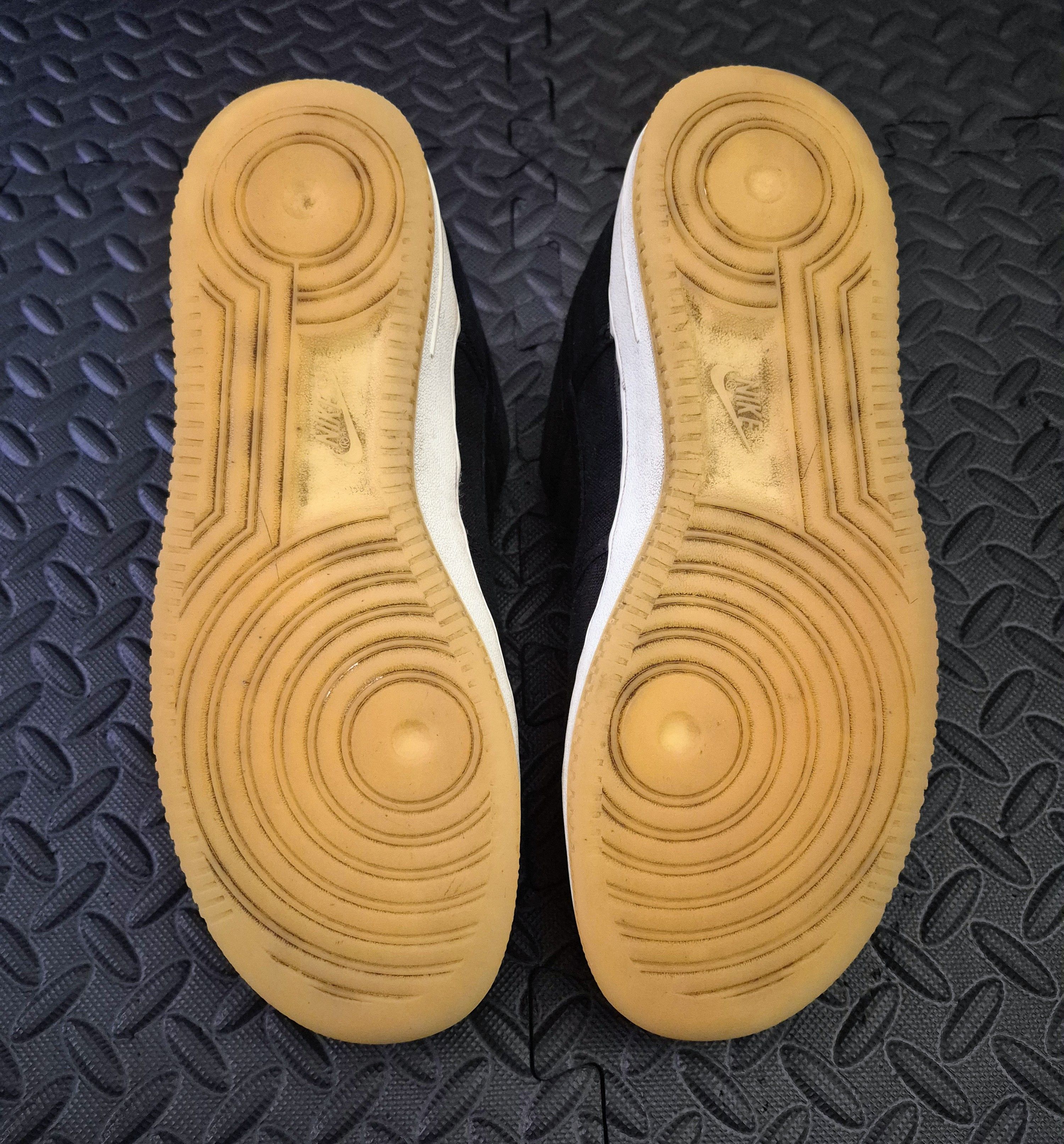 Nike Size 10.5 - Nike Air Force 1 Low Canvas Black (AH1067-004) Size US 10.5 / EU 43-44 - 6 Thumbnail