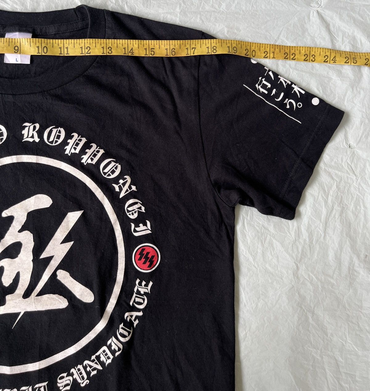 If Six Was Nine × Japanese Brand × Le Grande Bleu (L.G.B.) ▶️ MASURAU ROPPONGI ❌samurai spirit sundicade❌ Size US L / EU 52-54 / 3 - 11 Thumbnail
