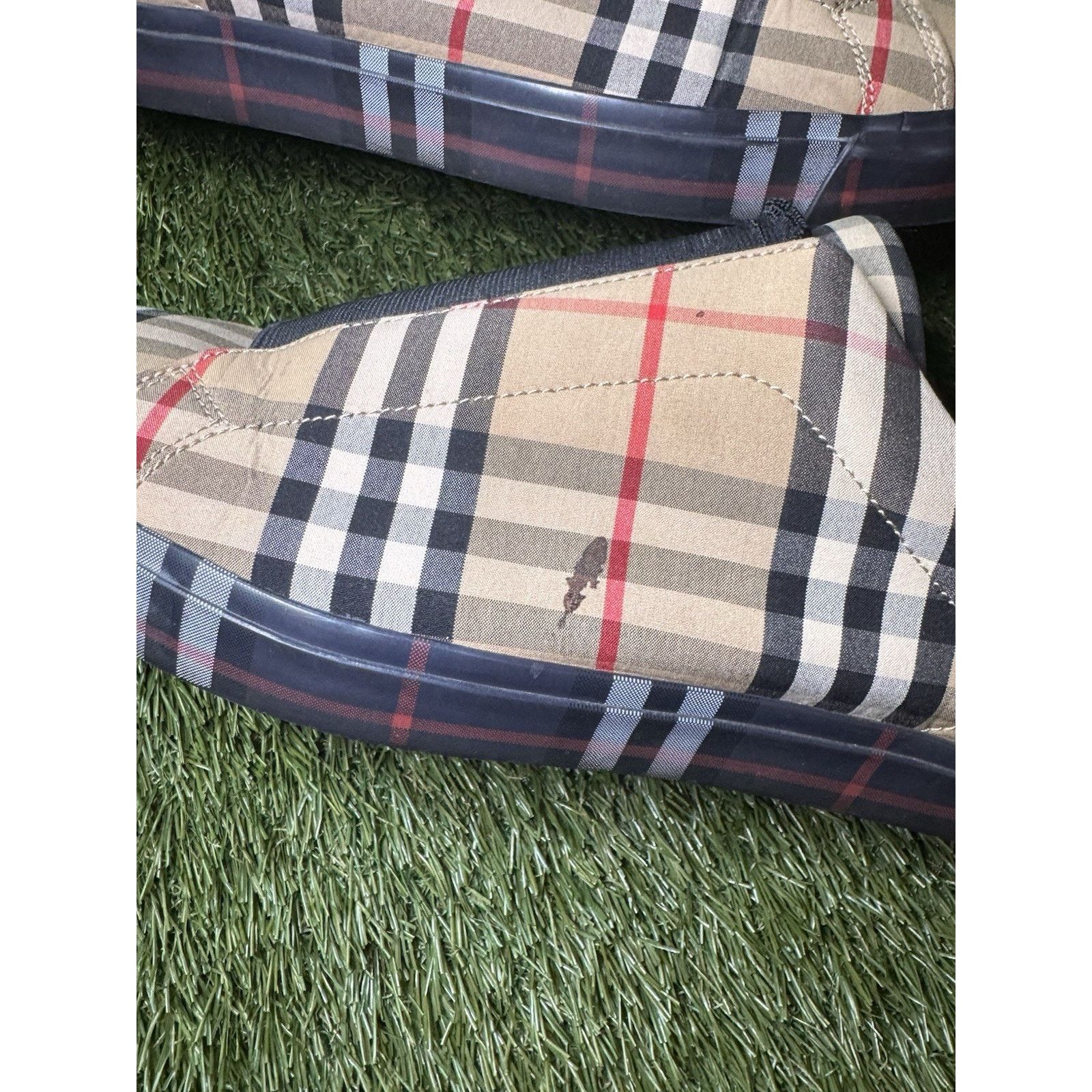 Burberry Authentic Burberry Vintage Check Slip-On Trainers Sneakers Size US 12 / EU 45 - 6 Thumbnail