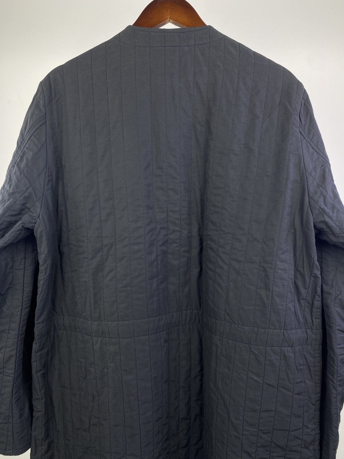 Dries Van Noten 2000’s Dries Van Noten Quilted Collarless Coat Size US M / EU 48-50 / 2 - 9 Thumbnail