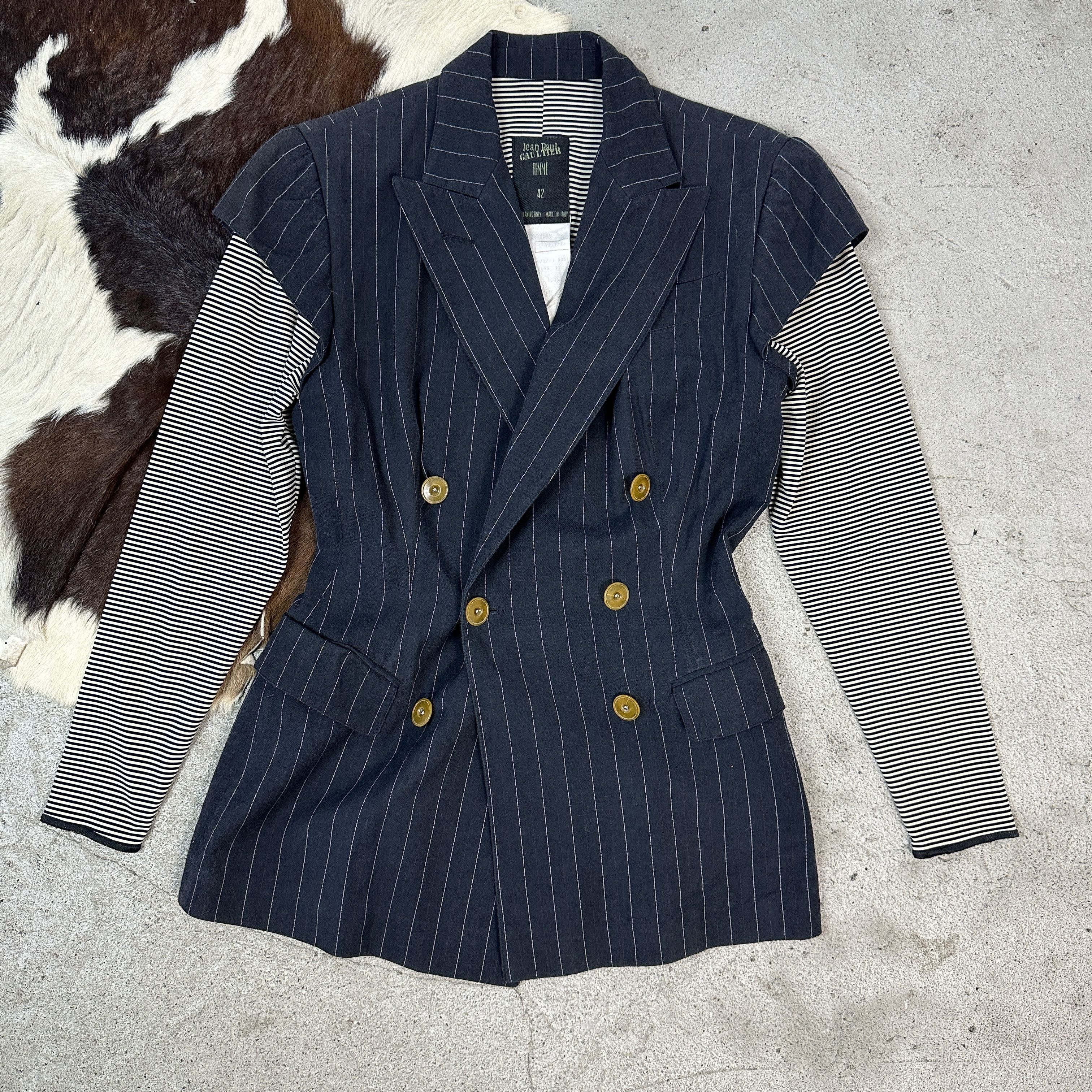 Jean Paul Gaultier × Vintage Vintage Jean Paul Gaultier 90s Jacket Size M / US 6-8 / IT 42-44 - 10 Thumbnail