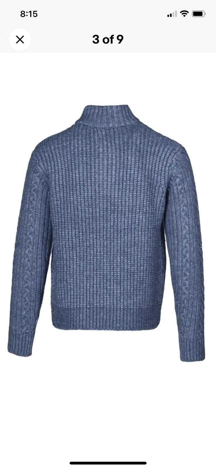 Triple Blend Henley Sweater