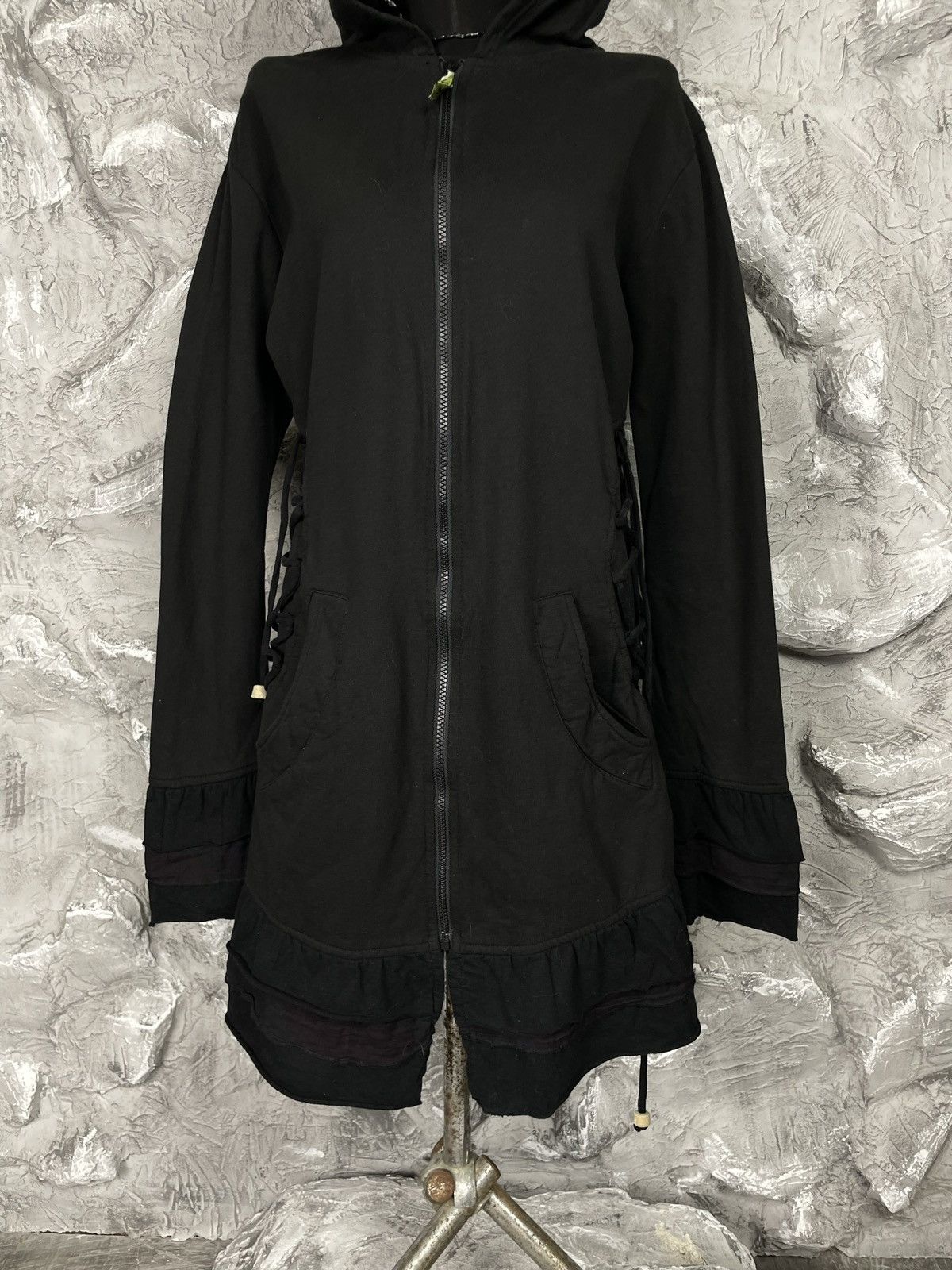 14th Addiction 2000s Y2K Gothic Elf Bandage Zip Dress IfSixWasNine Style Size M / US 6-8 / IT 42-44 - 8 Thumbnail