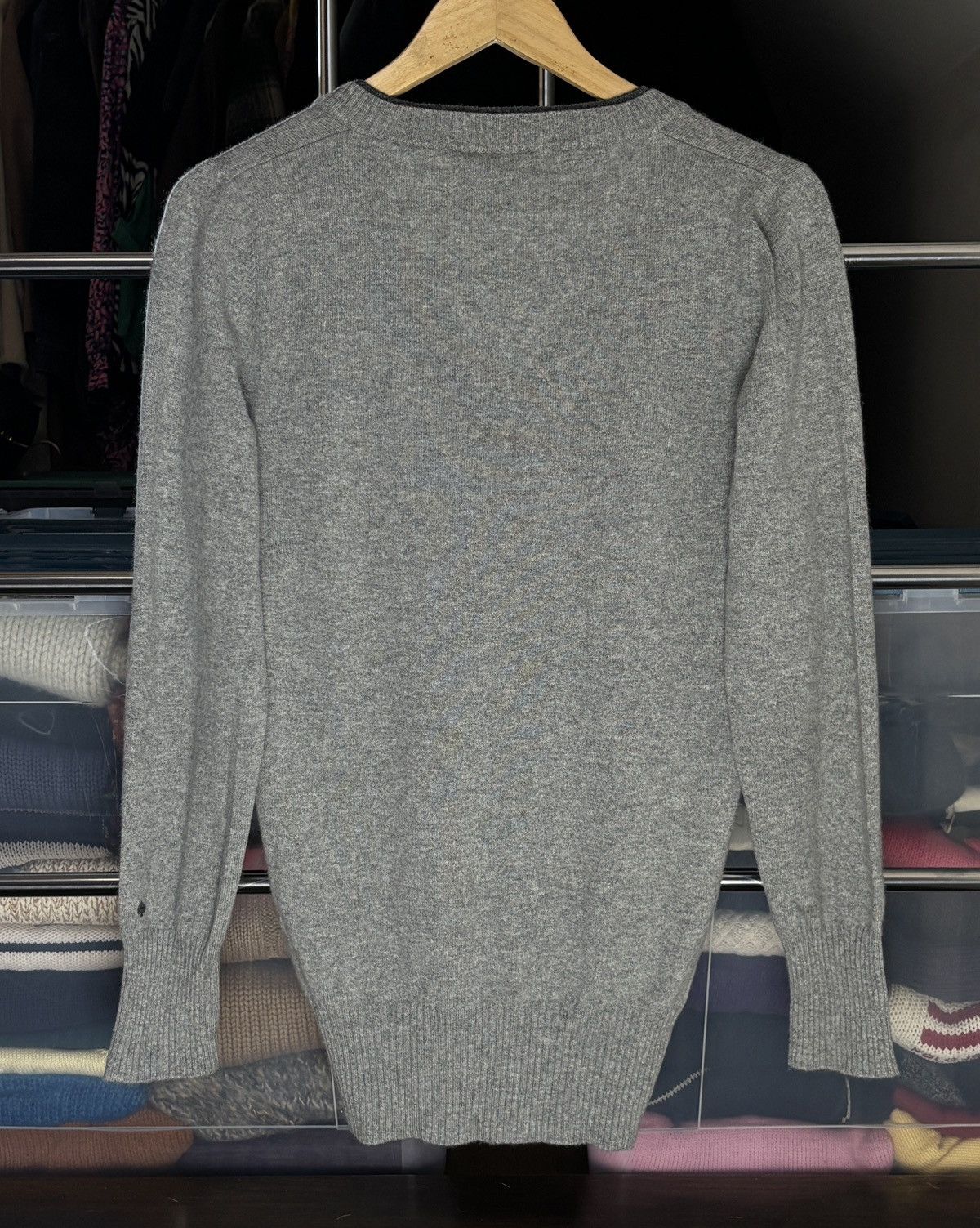 Brunello Cucinelli Brunello Cucinelli Cashmere V Neck Sweater Pullover Size US XL / EU 56 / 4 - 5 Thumbnail