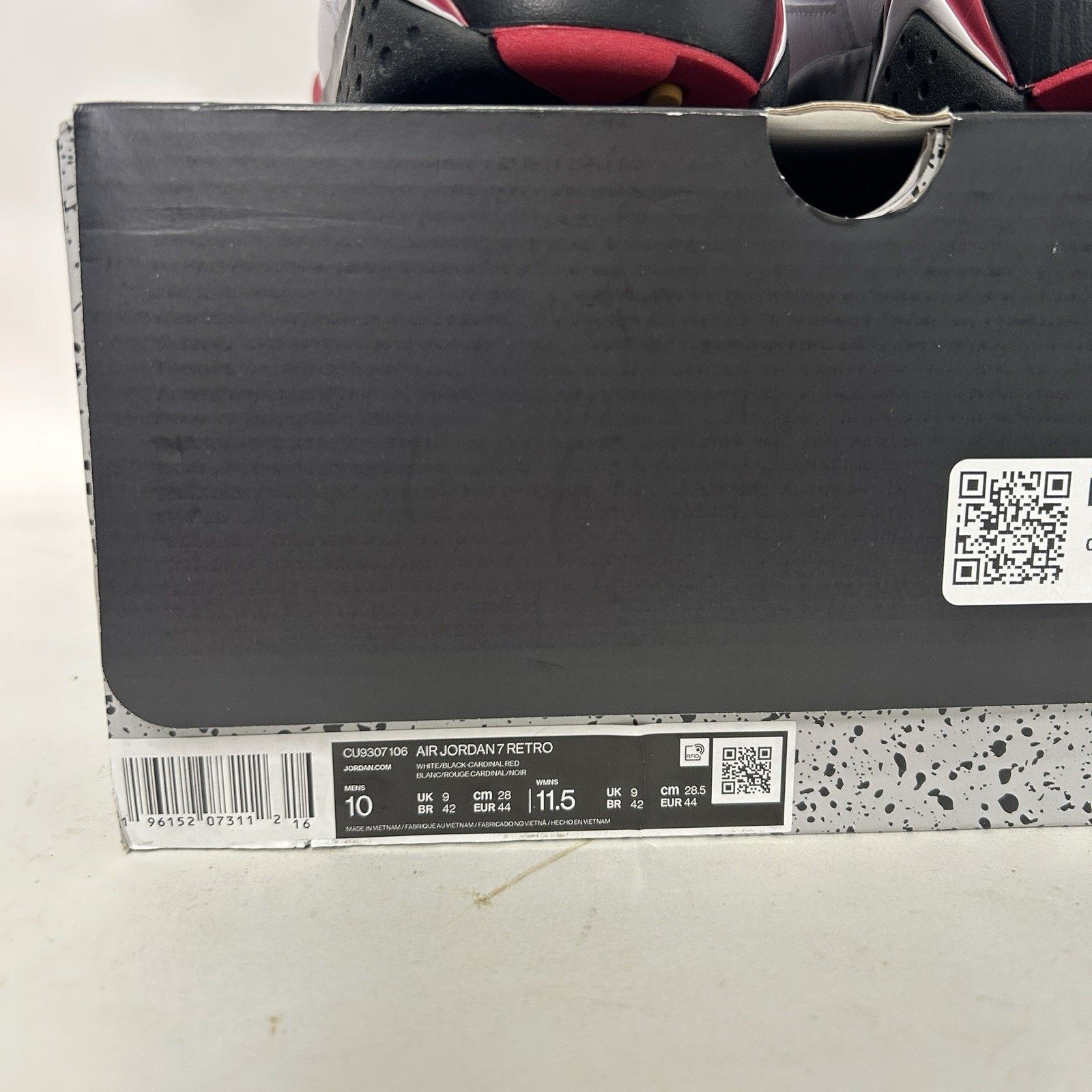 Jordan Brand Nike Air Jordan 7 Retro OG “Cardinal Red” Size US 10 / EU 43 - 5 Thumbnail