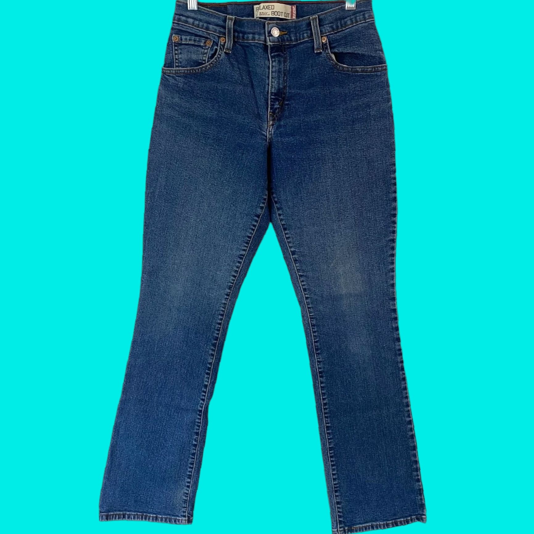 Levi's VINTAGE Levi's 550 Boot Cut Jeans Relaxed Women's 8L Blue Medium Wash Mid-Rise Denim Jeans Women Size 30" / US 8 / IT 44 - 1 Thumbnail