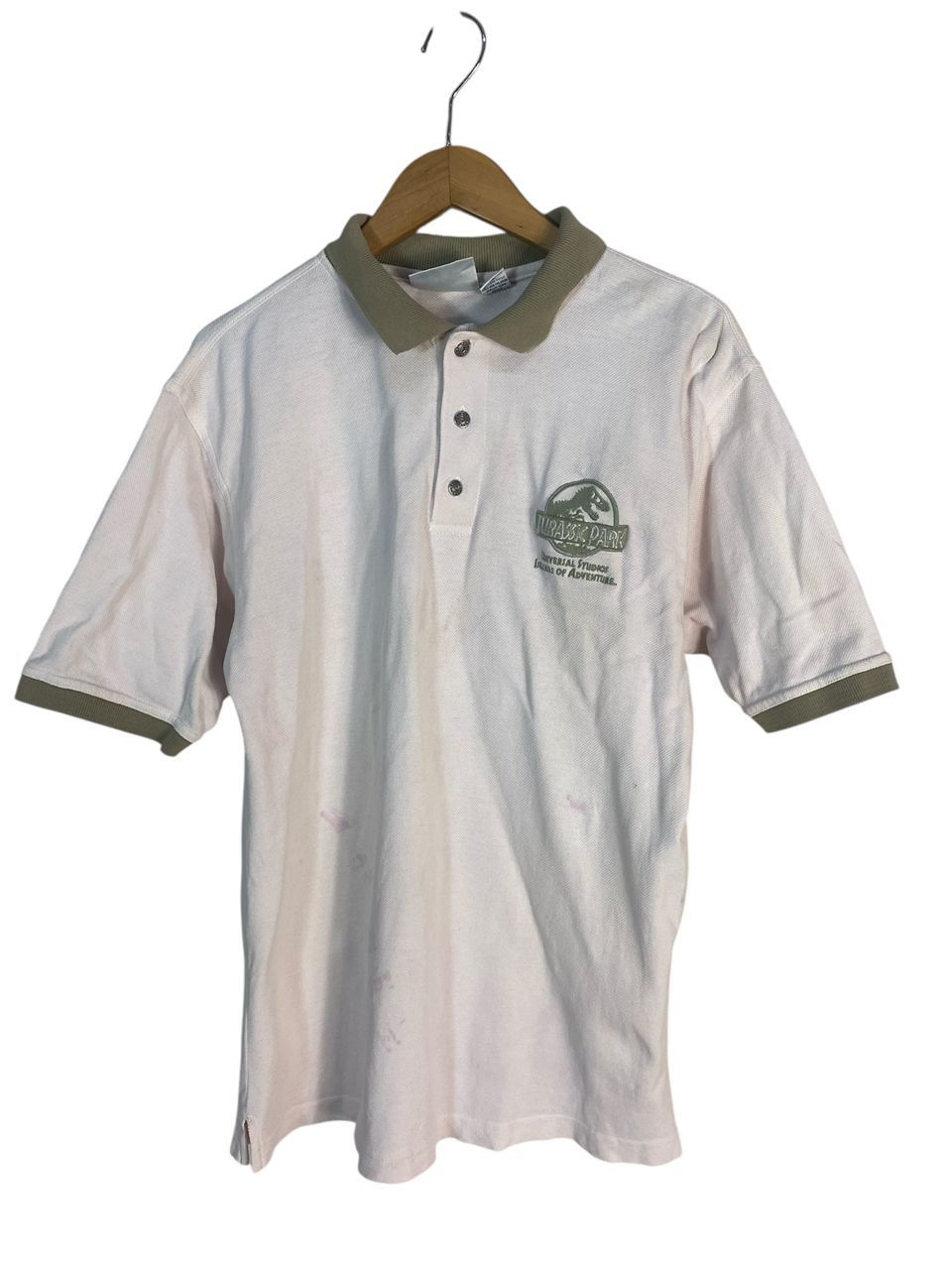 Universal Studios Jurassic park movie ringer polo shirt by universal studios Size US M / EU 48-50 / 2 - 1 Thumbnail