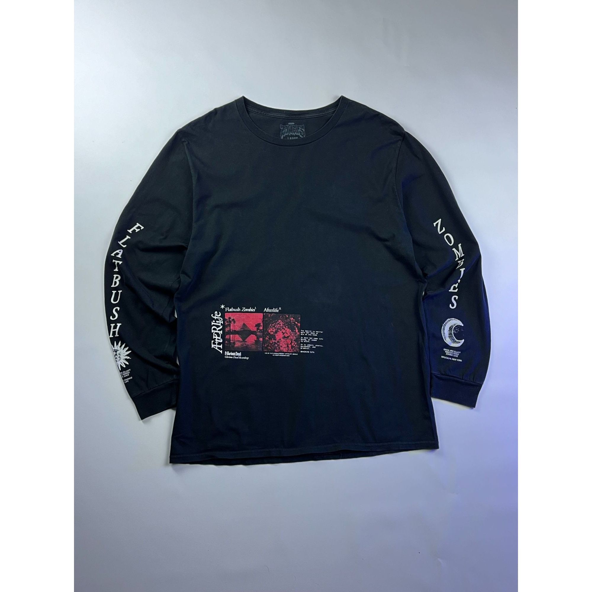 Flatbush Zombies Flatbush Zombies "Afterlife" Long Sleeve Shirt Size US L / EU 52-54 / 3 - 3 Thumbnail
