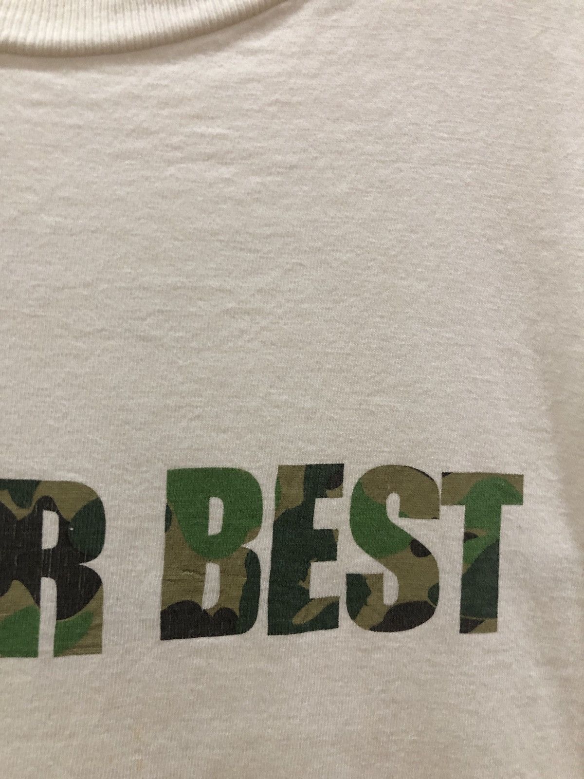 Bape OG RARE Circa 2000' A bathing Ape Nigo Era GLITTER BEST Tee Size US L / EU 52-54 / 3 - 4 Thumbnail
