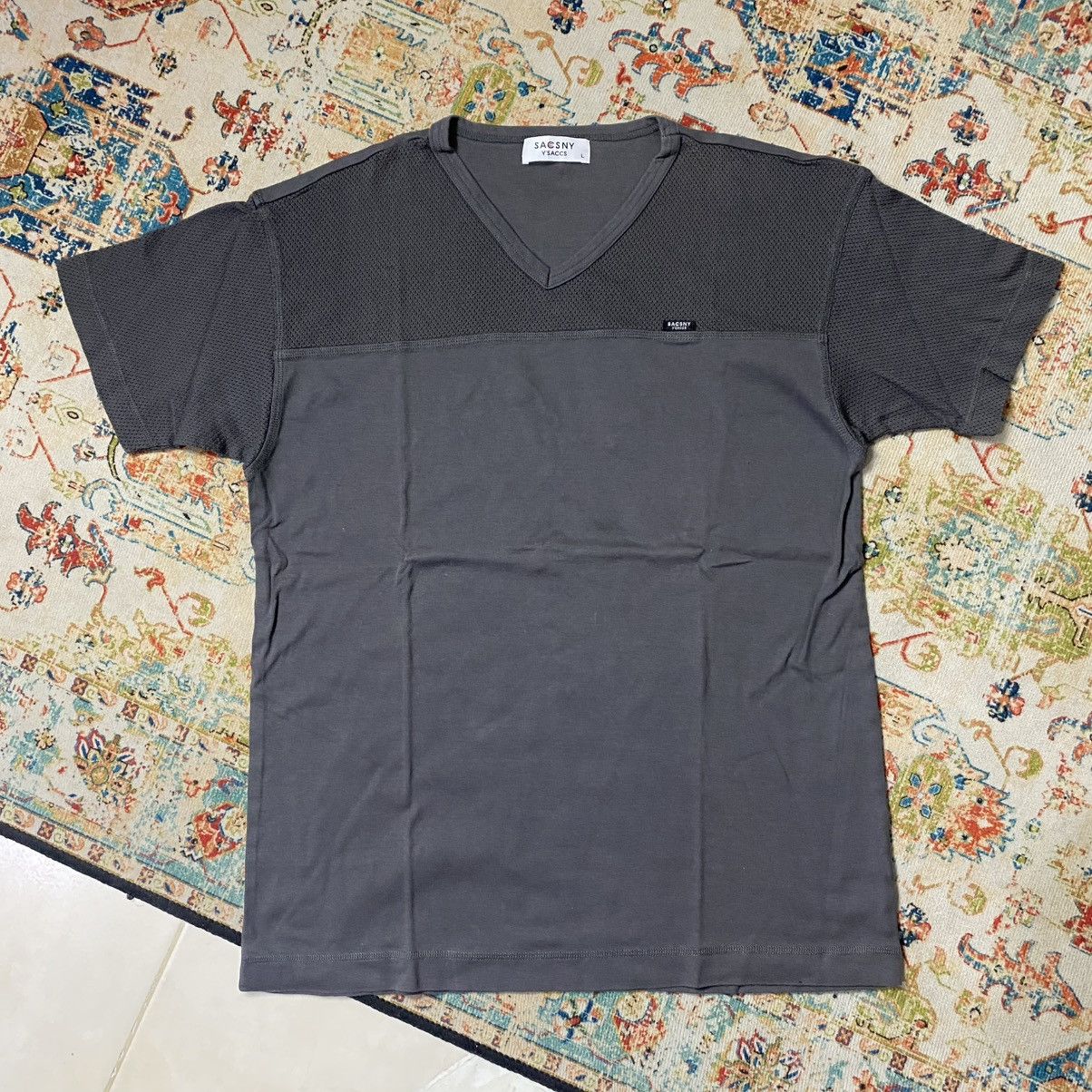 Y's × Y's for Men × Yohji Yamamoto Y’saccs yohji yamamoto vneck tshirt Size US L / EU 52-54 / 3 - 1 Thumbnail