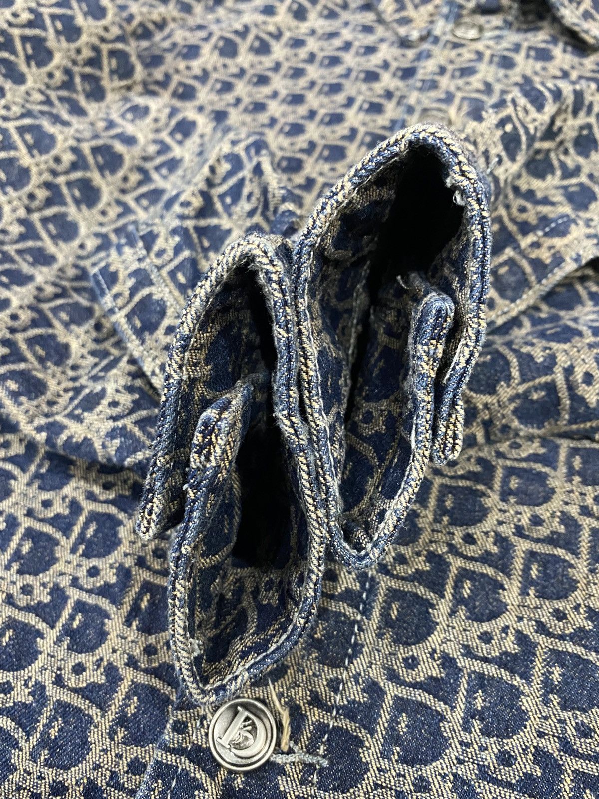 Handmade Rare🔥Inspiring Monogram Button Jacket Size US L / EU 52-54 / 3 - 18 Thumbnail