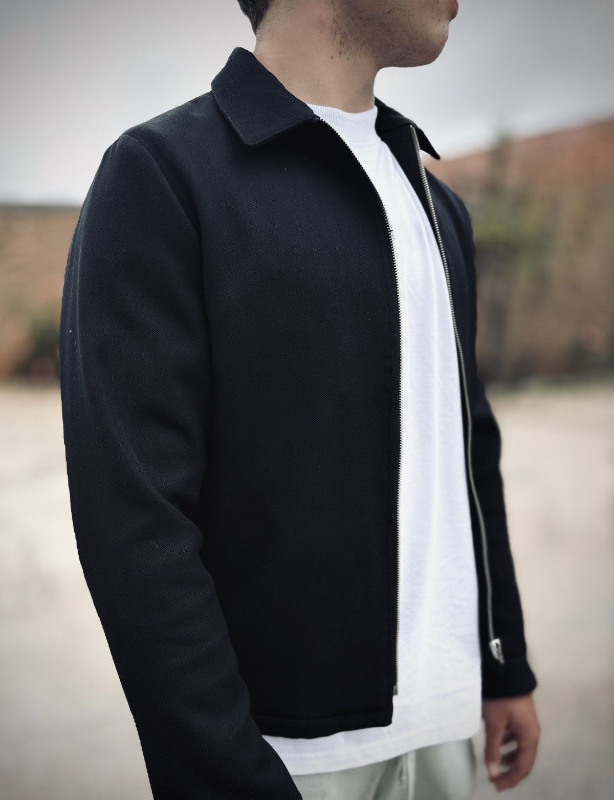Helmut Lang Helmut Lang ArchiveBlack minimalZip Jacket-Late 90’s/2000’s Size US M / EU 48-50 / 2 - 2 Thumbnail