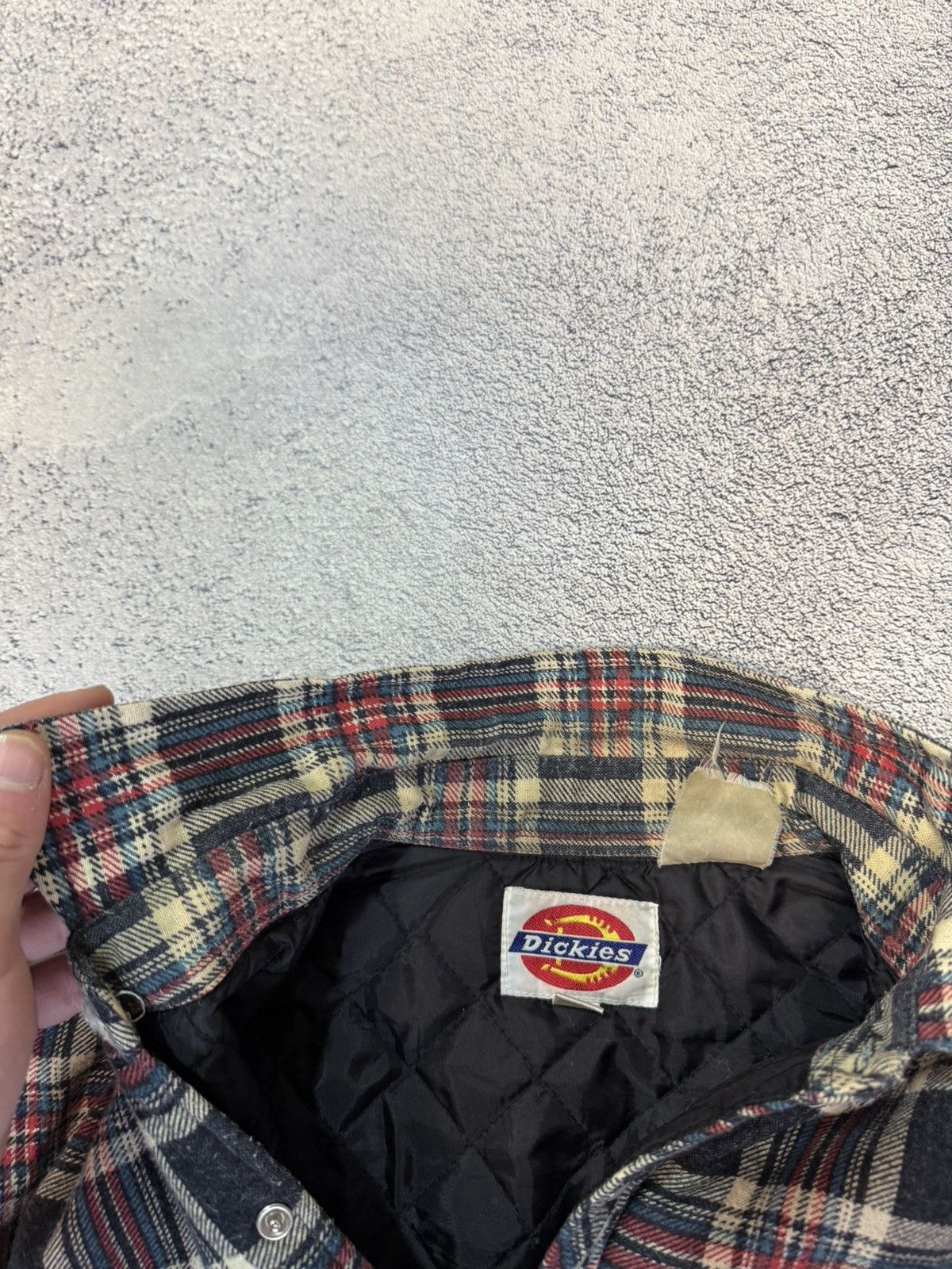 Dickies Vintage Dickies Flannel Shirt Jacket Quilted Lined Mens L Size US L / EU 52-54 / 3 - 15 Thumbnail