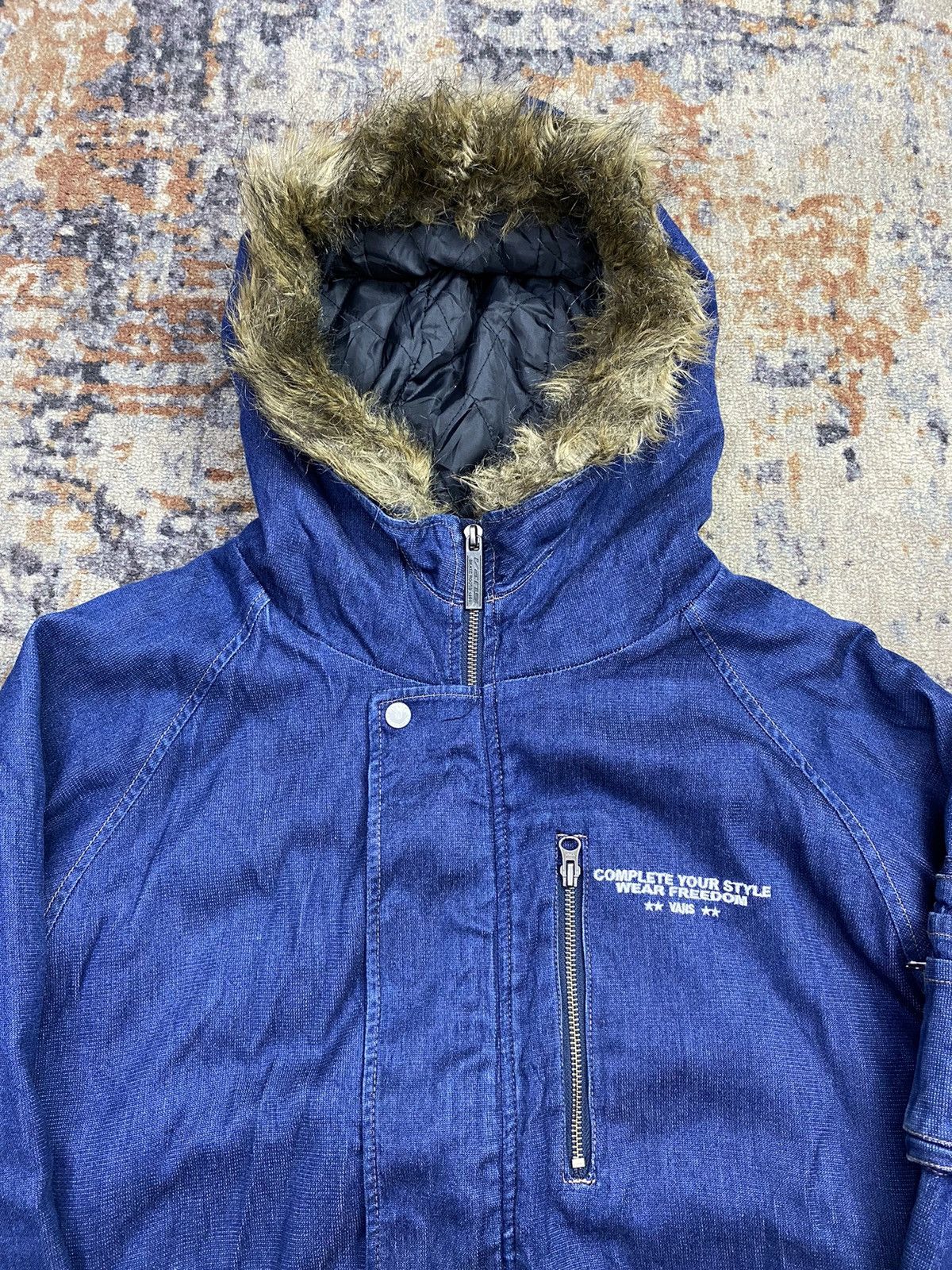Vans fur denim jacket vintage vans winter session Size US L / EU 52-54 / 3 - 2 Thumbnail