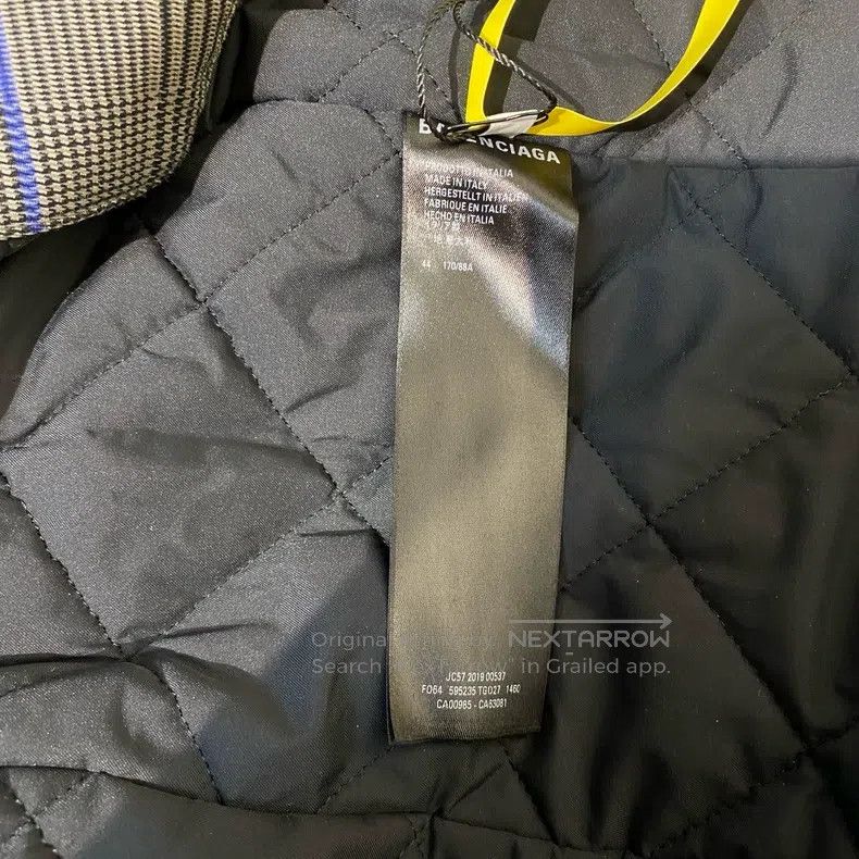 Balenciaga Balenciaga Plaid hooded jacket Size US S / EU 44-46 / 1 - 5 Thumbnail