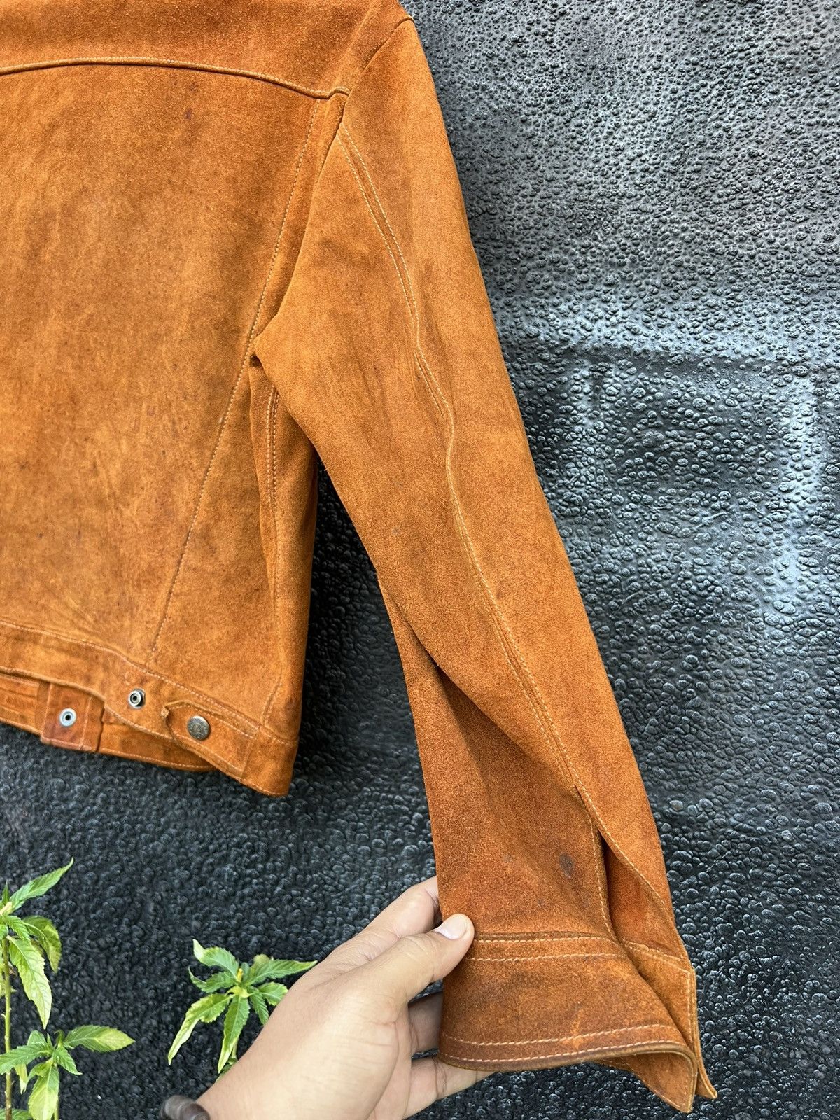 Other Vintage Lether Jacket B.S.H Button Size US S / EU 44-46 / 1 - 9 Thumbnail